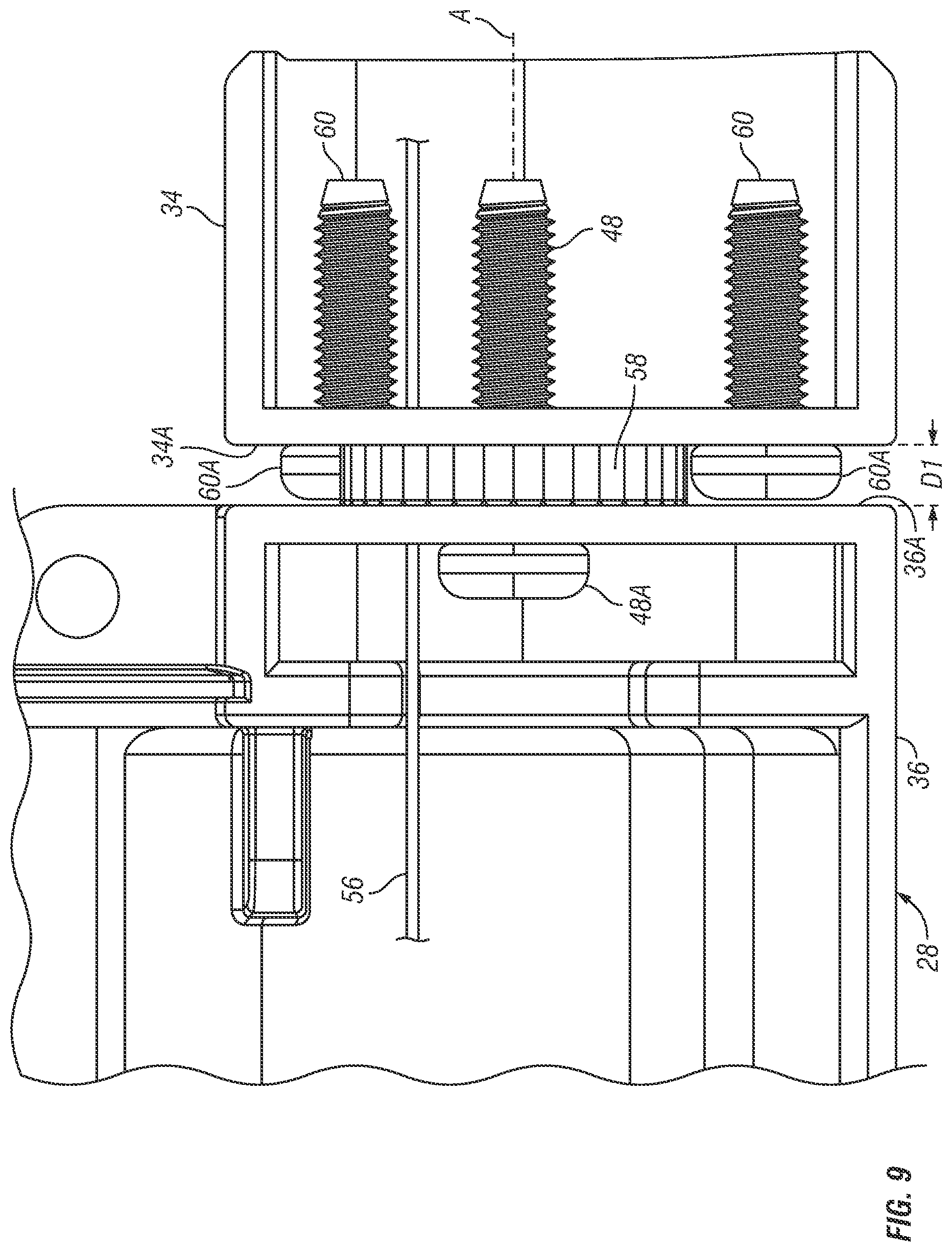 Patent US12297988 Figure 9 – Vehicle light assembly with light bar and rotatable projector