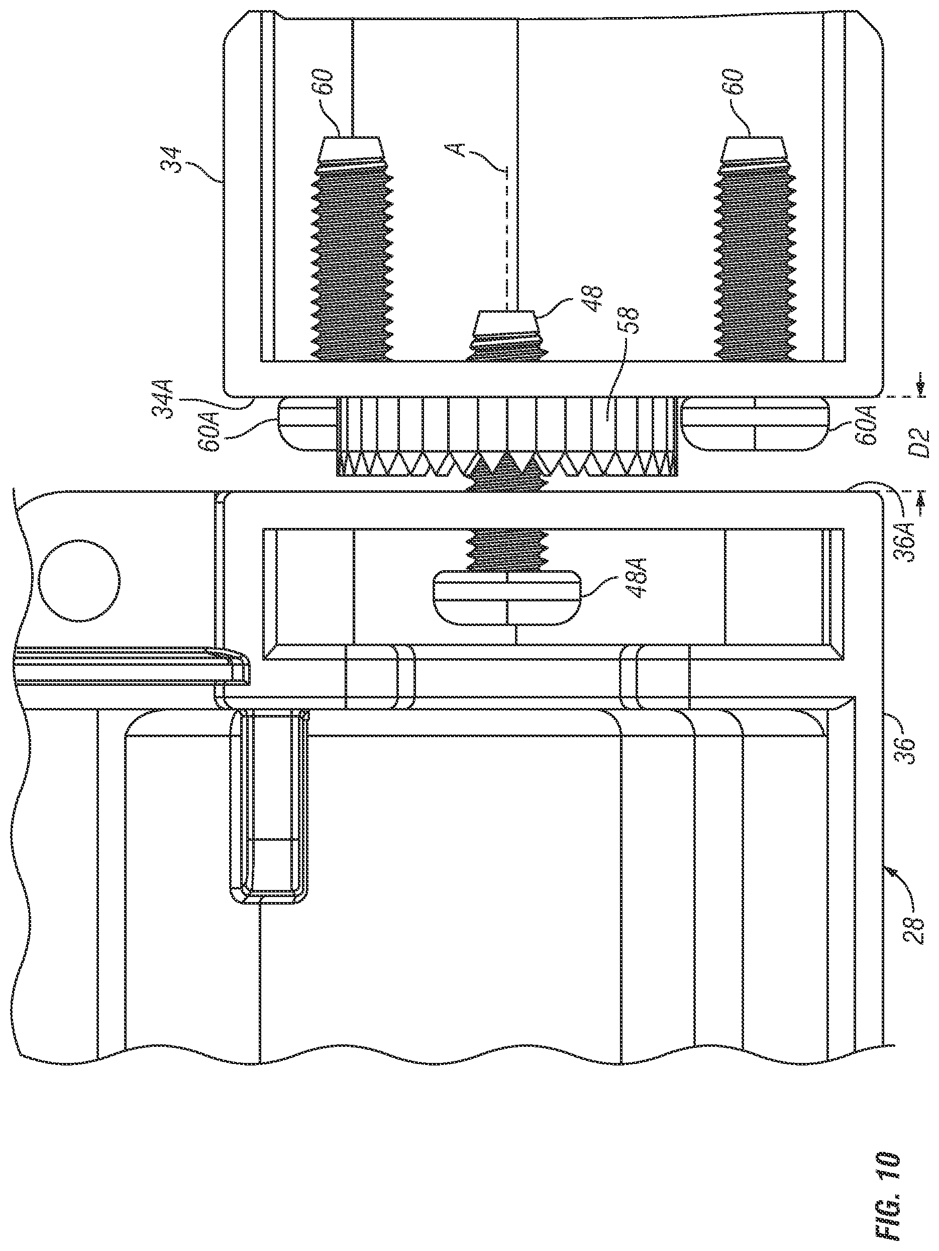 Patent US12297988 Figure 10 – Vehicle light assembly with light bar and rotatable projector