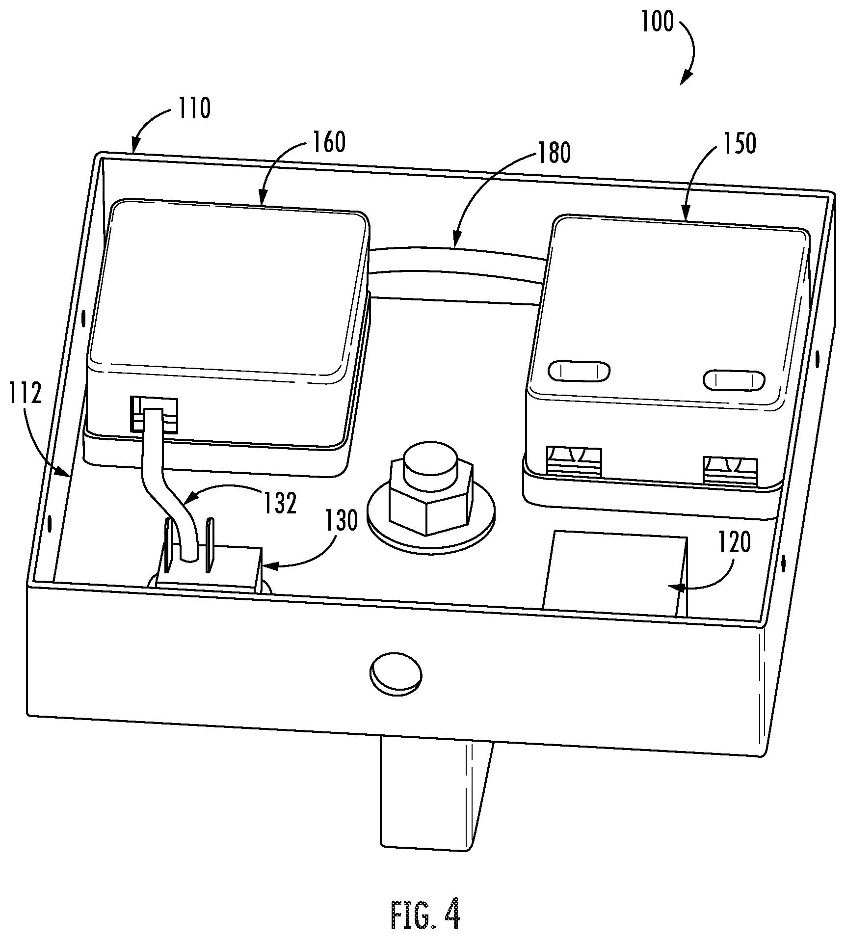 Patent US12297989 Figure 4 – Lighting fixture for hospitality applications