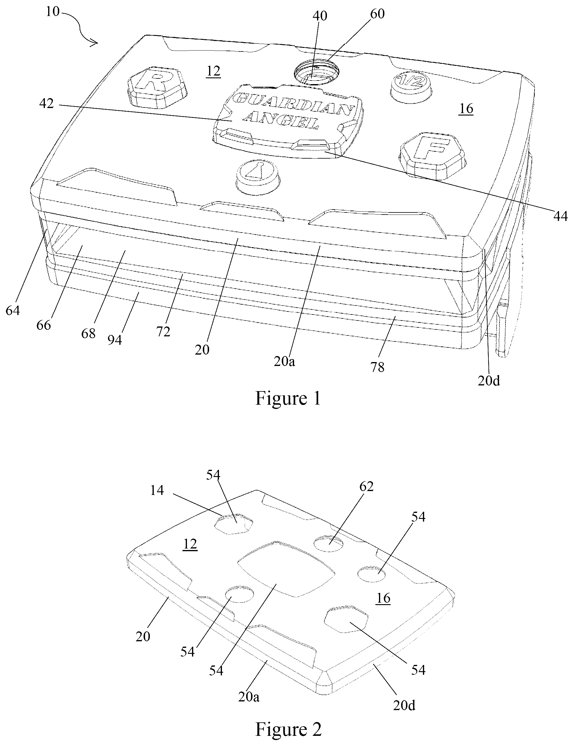 Patent US12297993 Figure 1 – System and method for portable, safety lighting