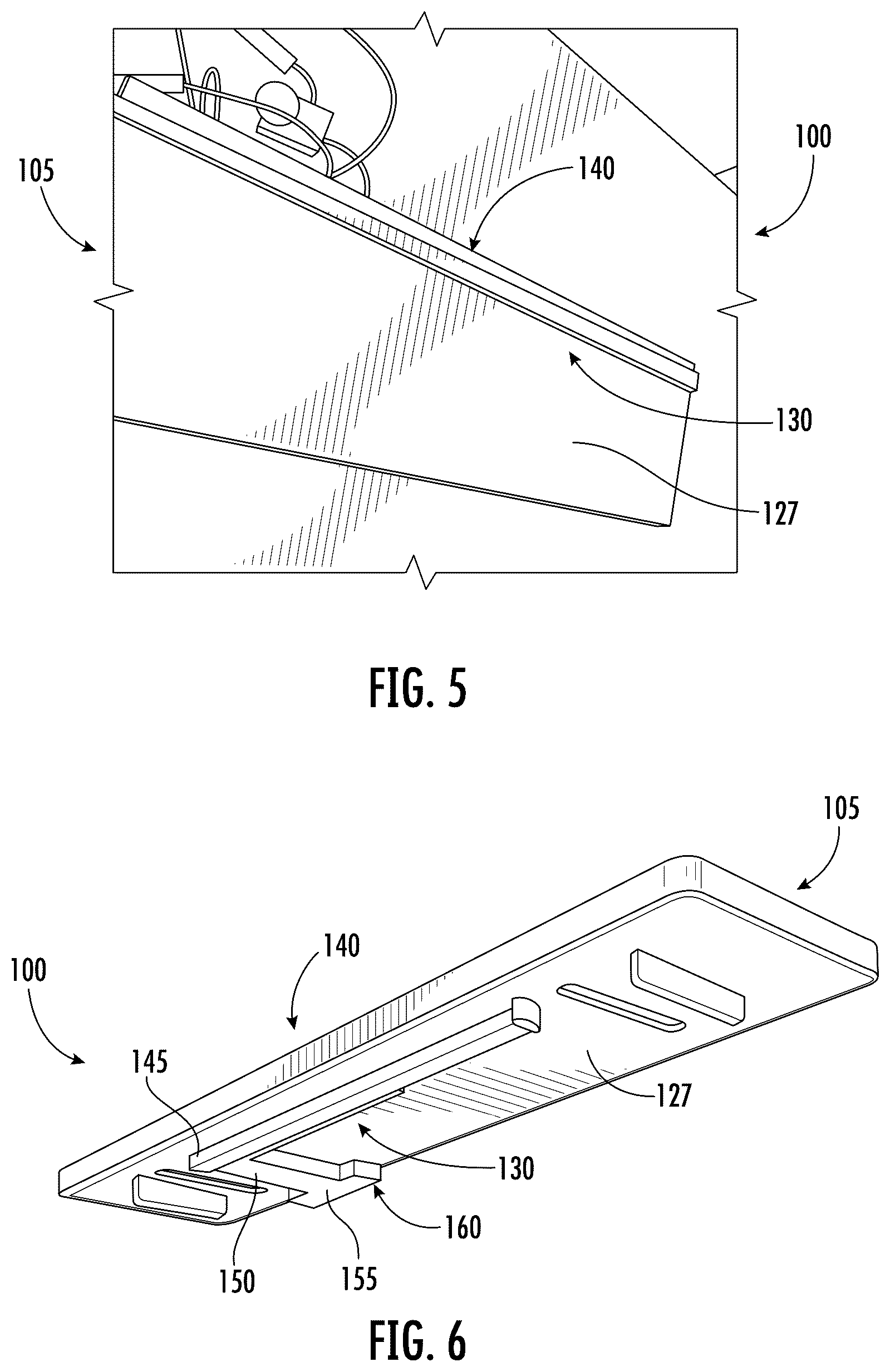 Patent US12297994 Figure 4 – Illuminated bath caddy