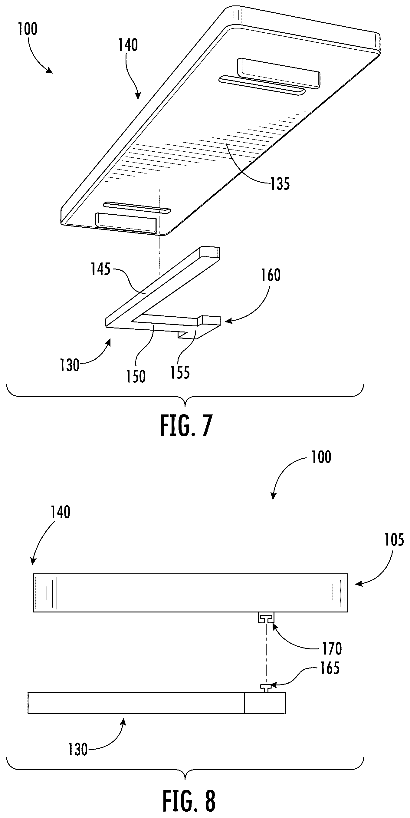 Patent US12297994 Figure 5 – Illuminated bath caddy