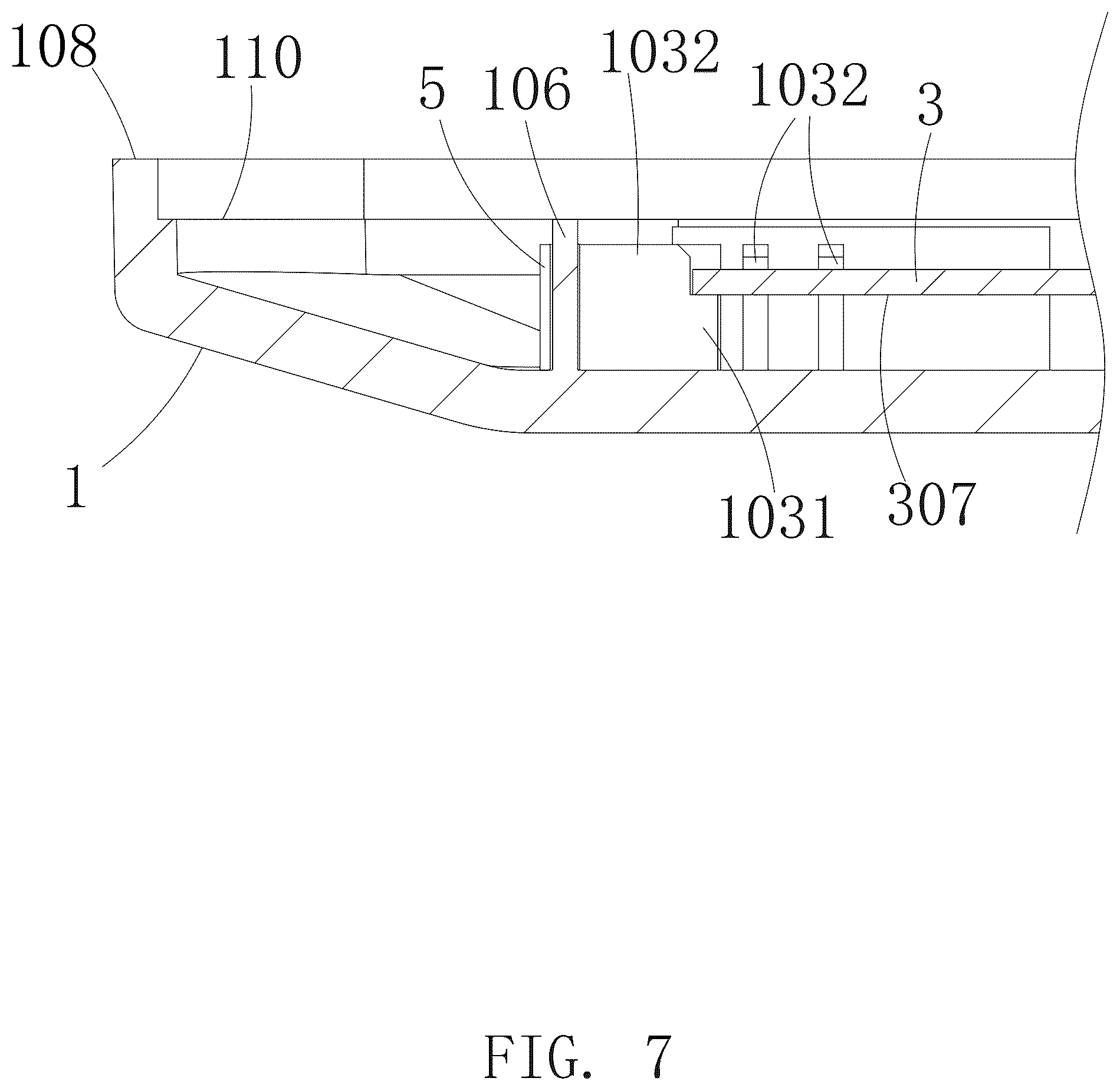 Patent US12297995 Figure 7 – Cosmetic mirror