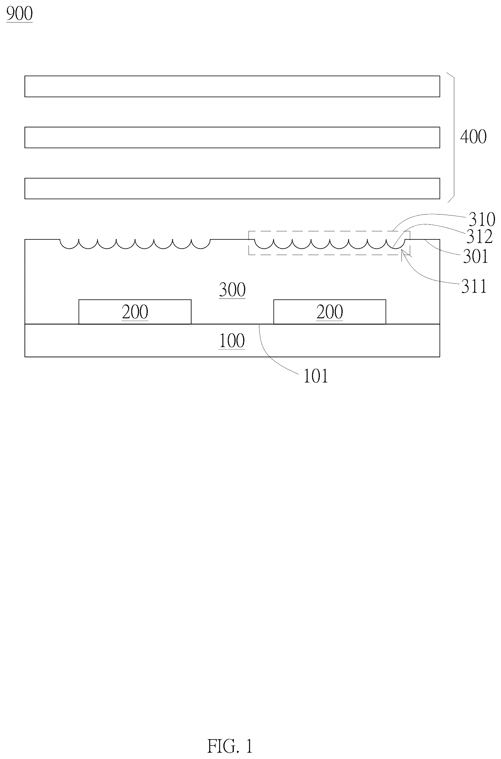 Patent US12297998 Figure 1 – Light emitting module