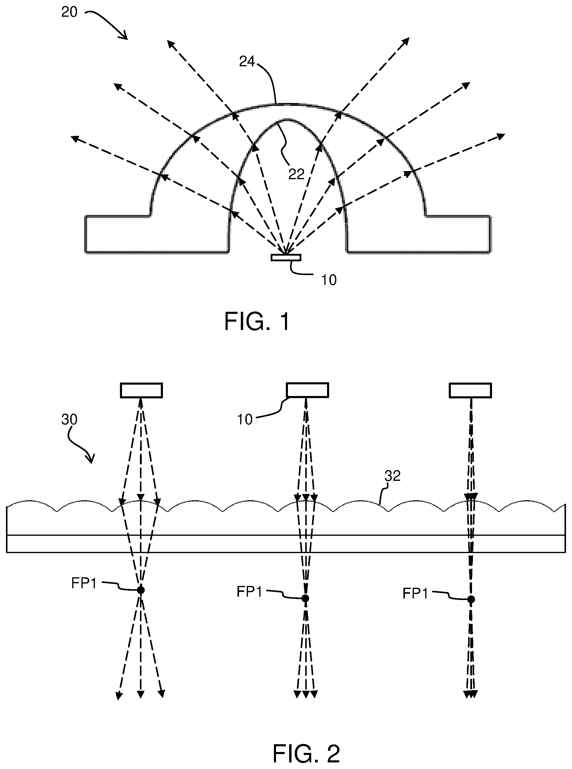 Patent US12297999 Figure 1 – Lens plate and a lighting device having the lens plate