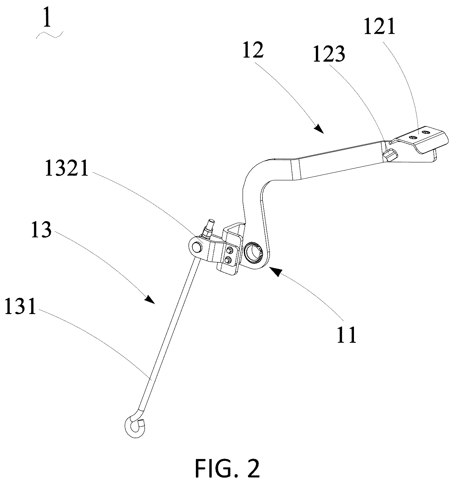 Patent US12302770 Figure 2 – Garden tool system, garden tool and adjusting device thereof