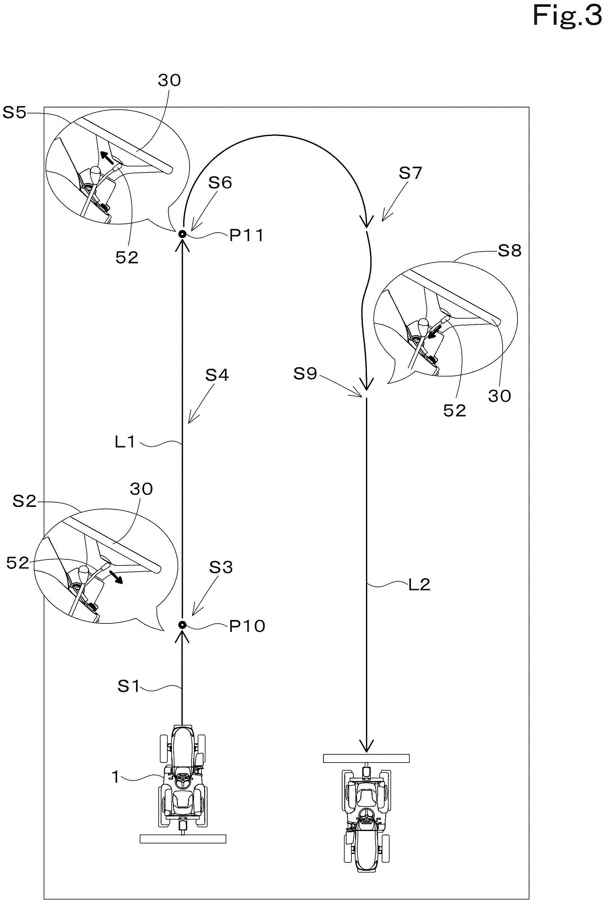 Patent US12302772 Figure 3 – Working vehicle