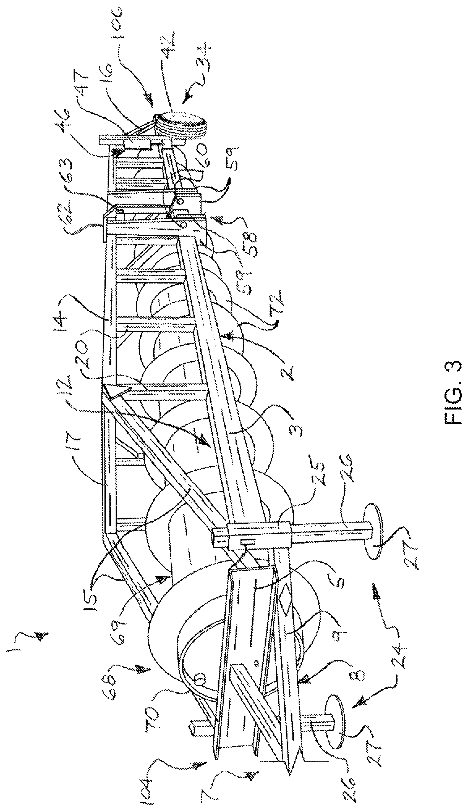 Patent US12302773 Figure 3 – Portable roller groover assembly