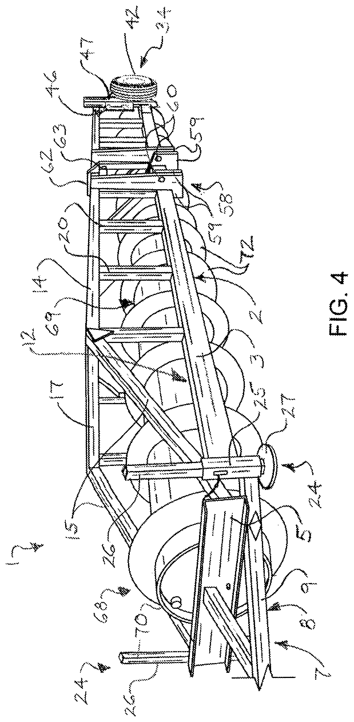 Patent US12302773 Figure 4 – Portable roller groover assembly