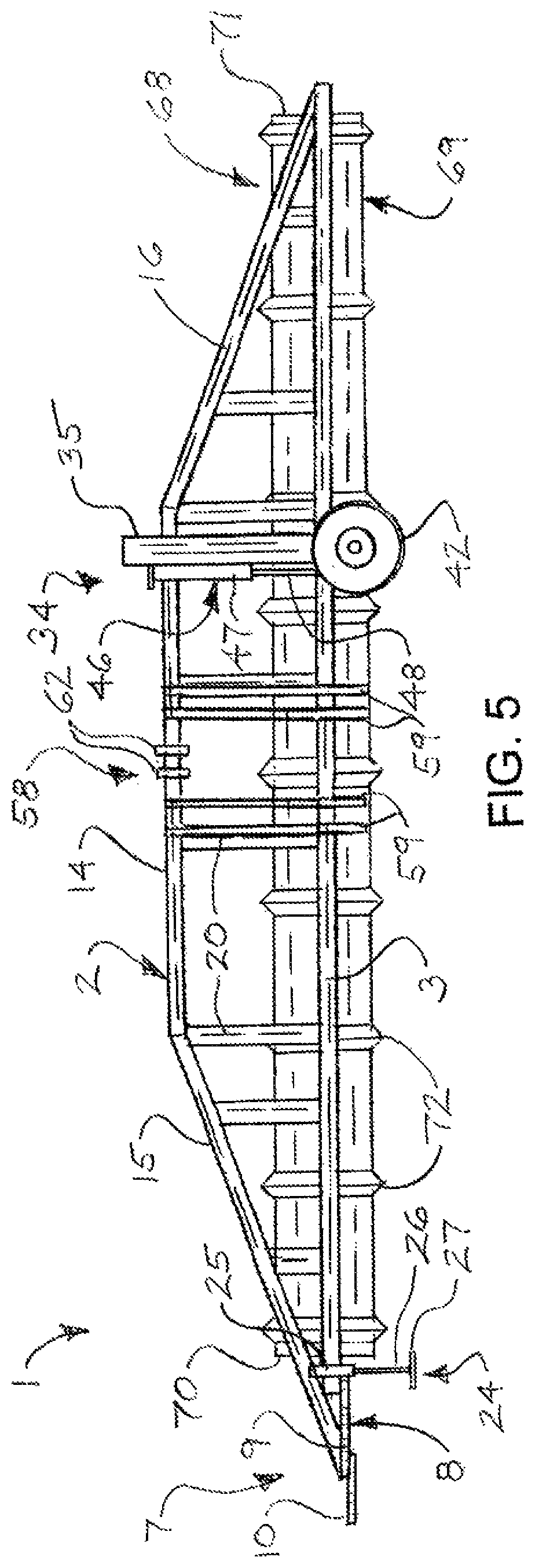Patent US12302773 Figure 5 – Portable roller groover assembly
