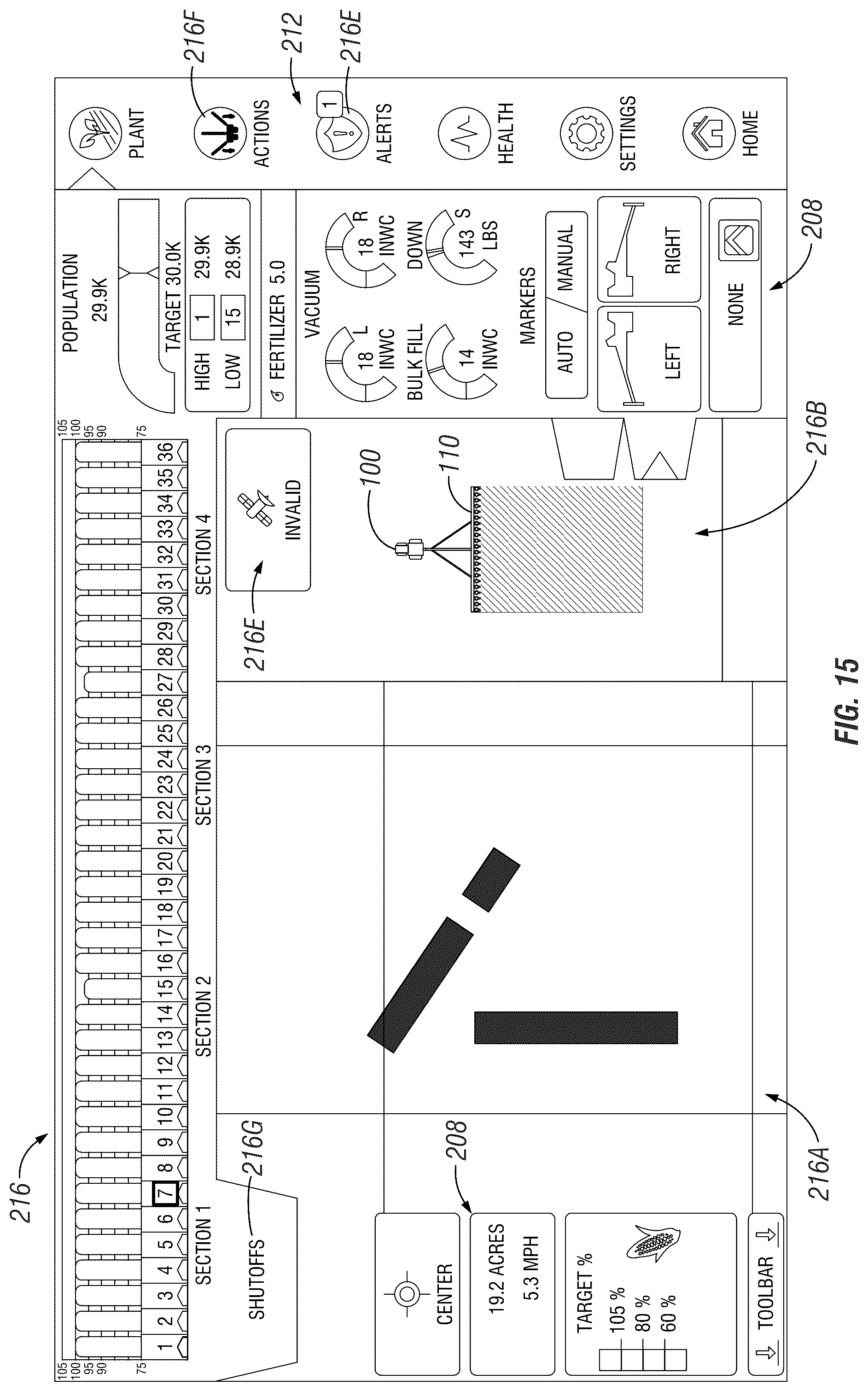 Patent US12302775 Figure 15 – Simultaneous mapped view of historical and realtime geospatial and non-geospatial data