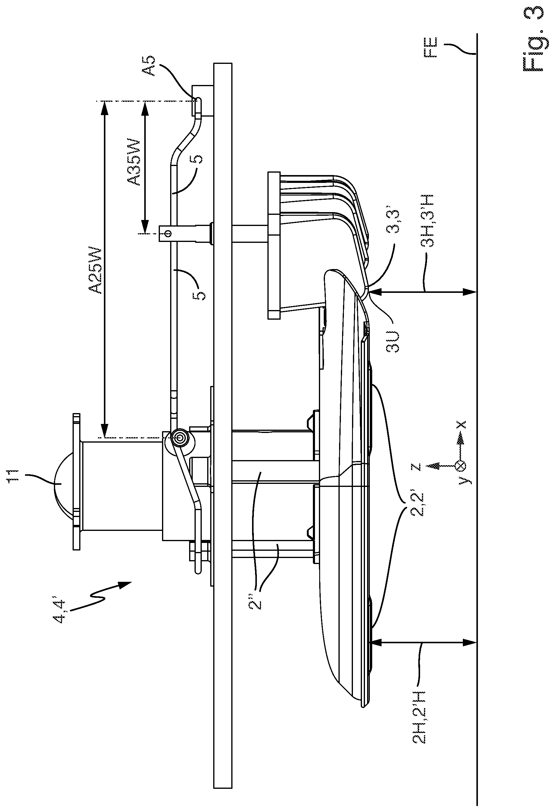 Patent US12302783 Figure 3 – Autonomous mobile green-area treatment robot