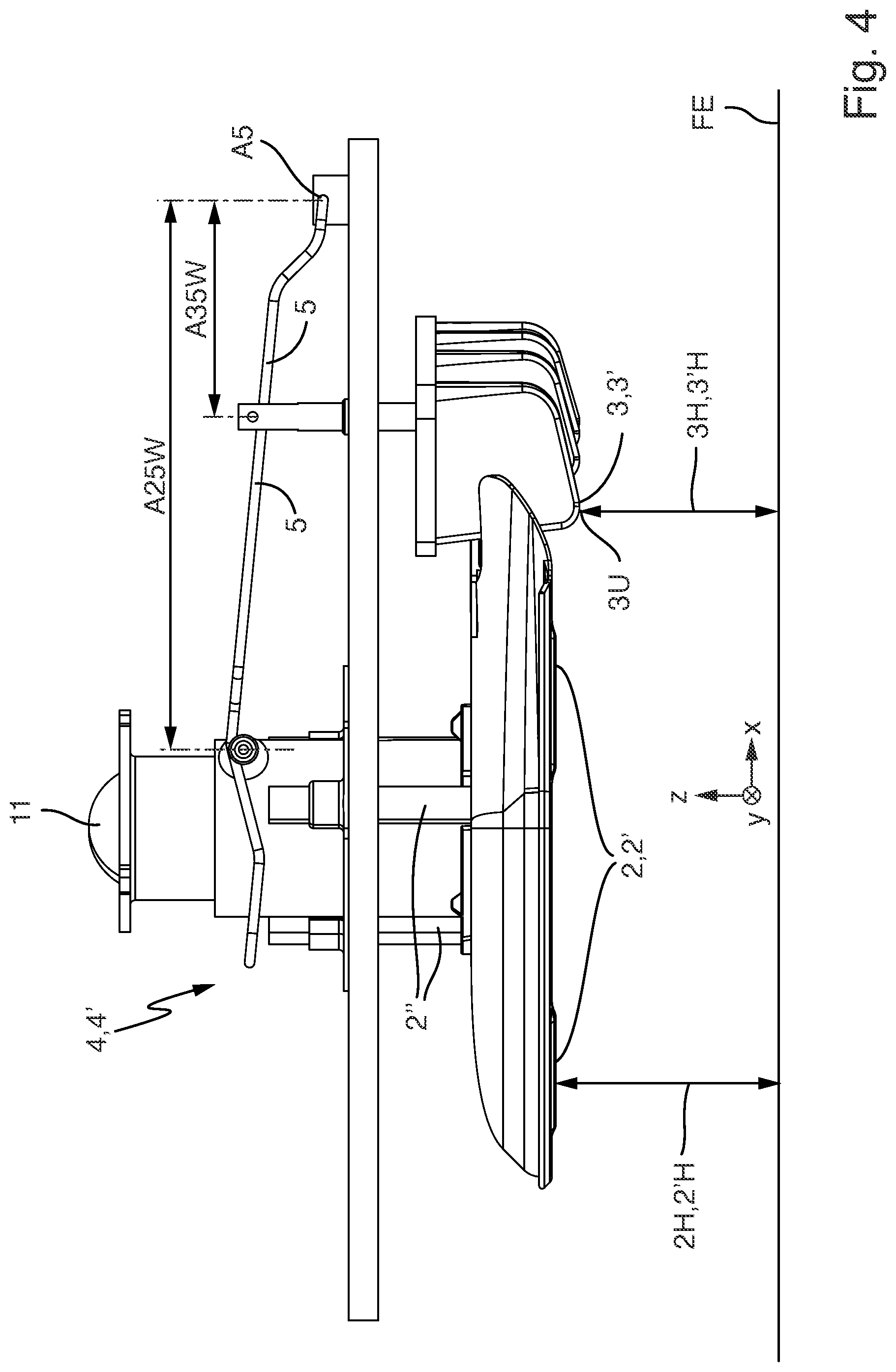 Patent US12302783 Figure 4 – Autonomous mobile green-area treatment robot