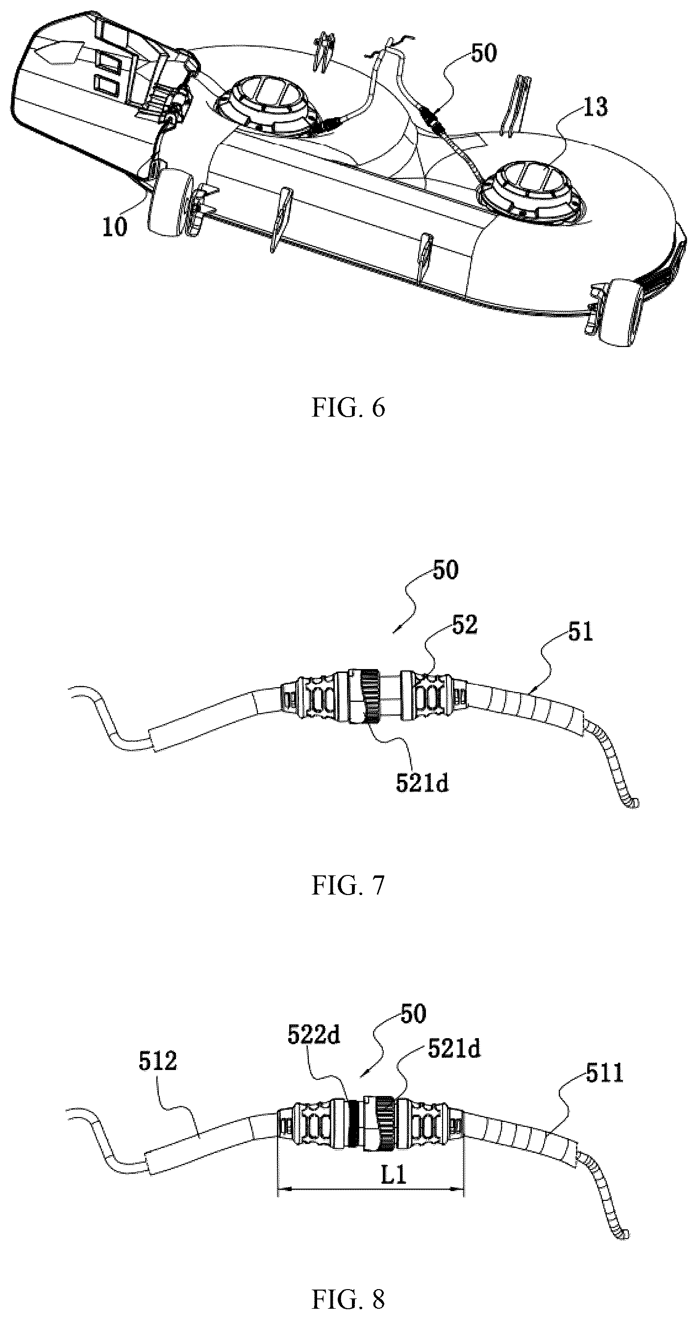 Patent US12302785 Figure 4 – Riding lawn mower with a USB interface