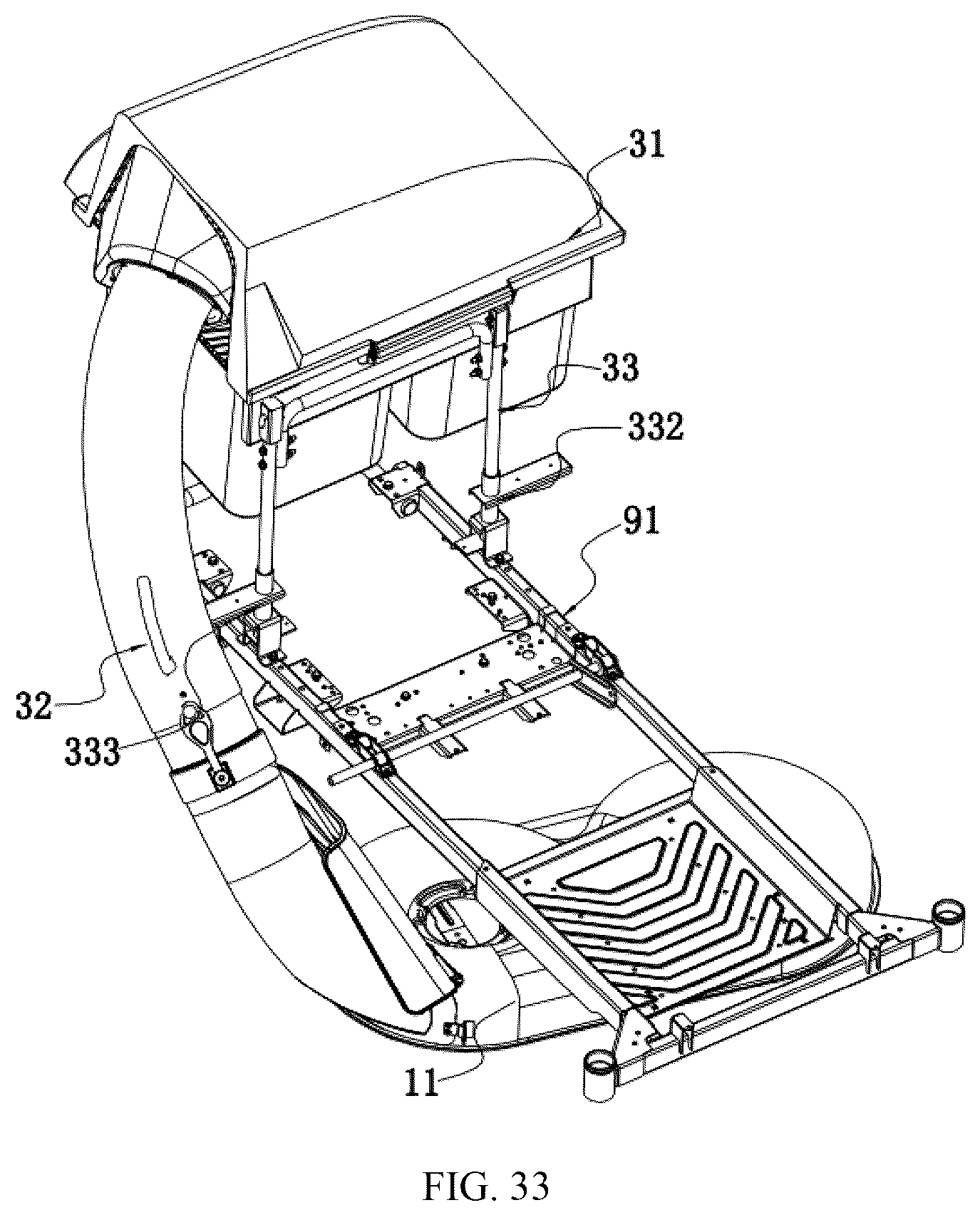 Patent US12302785 Figure 16 – Riding lawn mower with a USB interface