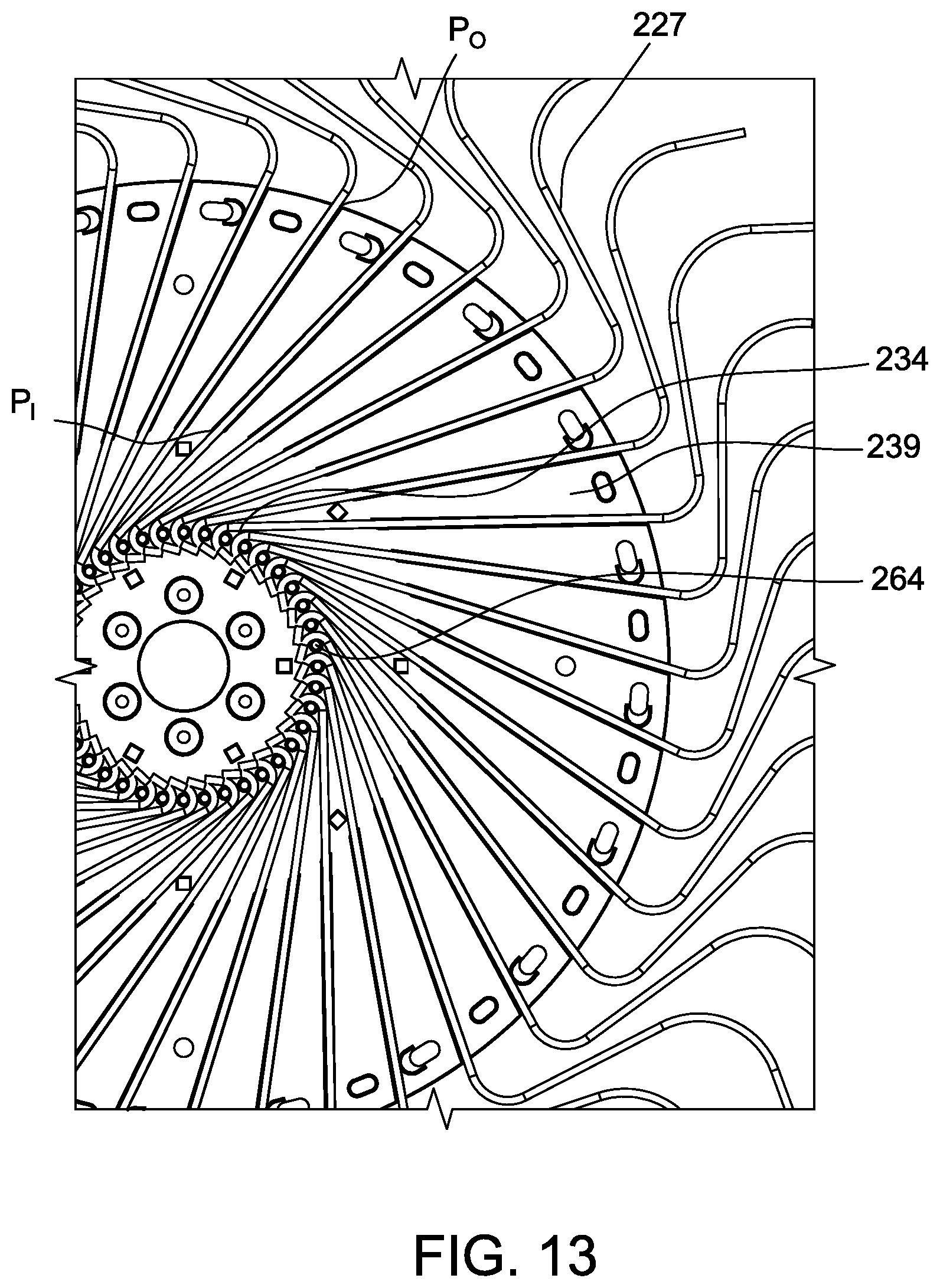 Patent US12302794 Figure 13 – Rake wheels for gathering crop material