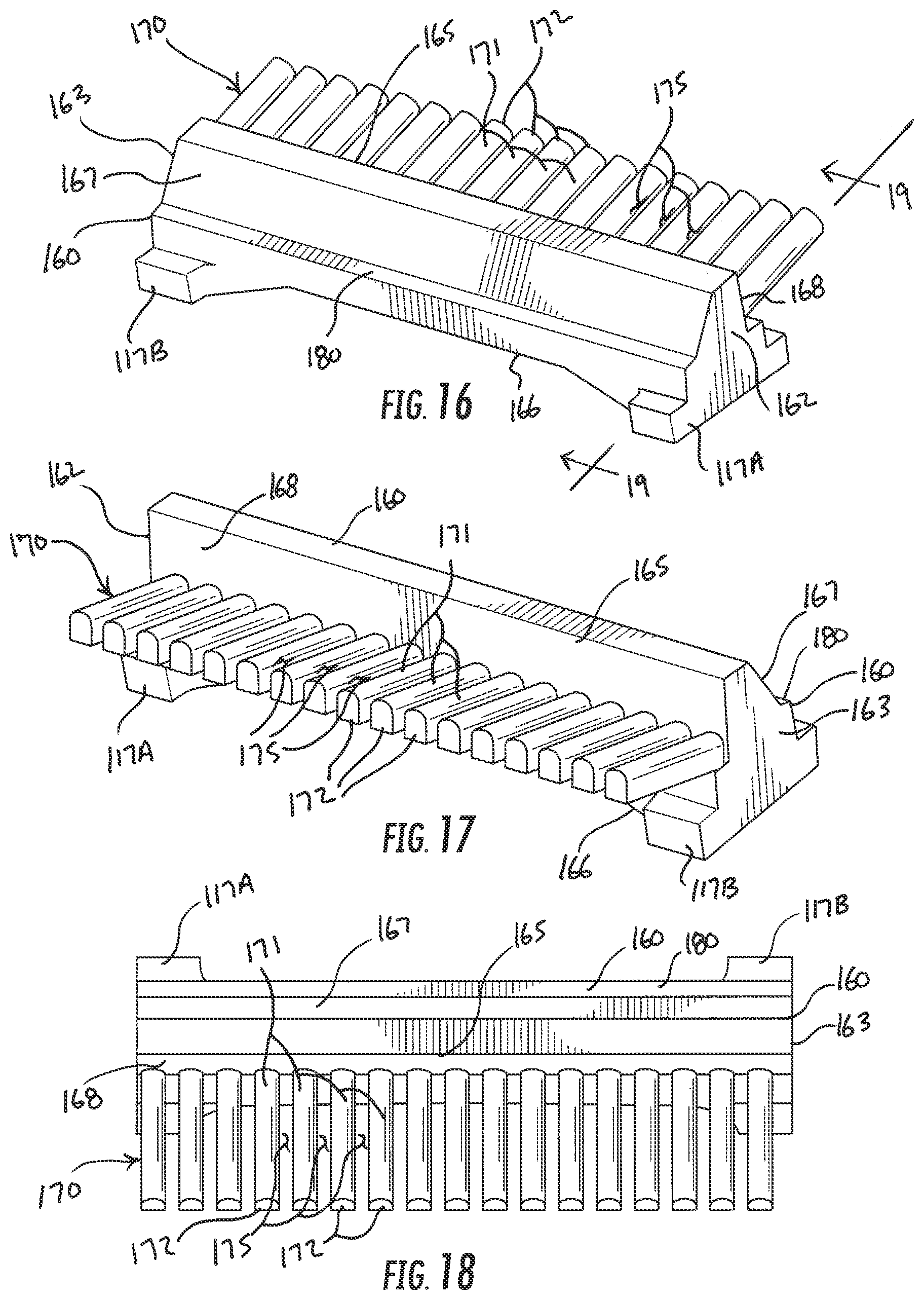 Patent US12302795 Figure 13 – Threshing beds and concave for an agricultural combine formed therewith