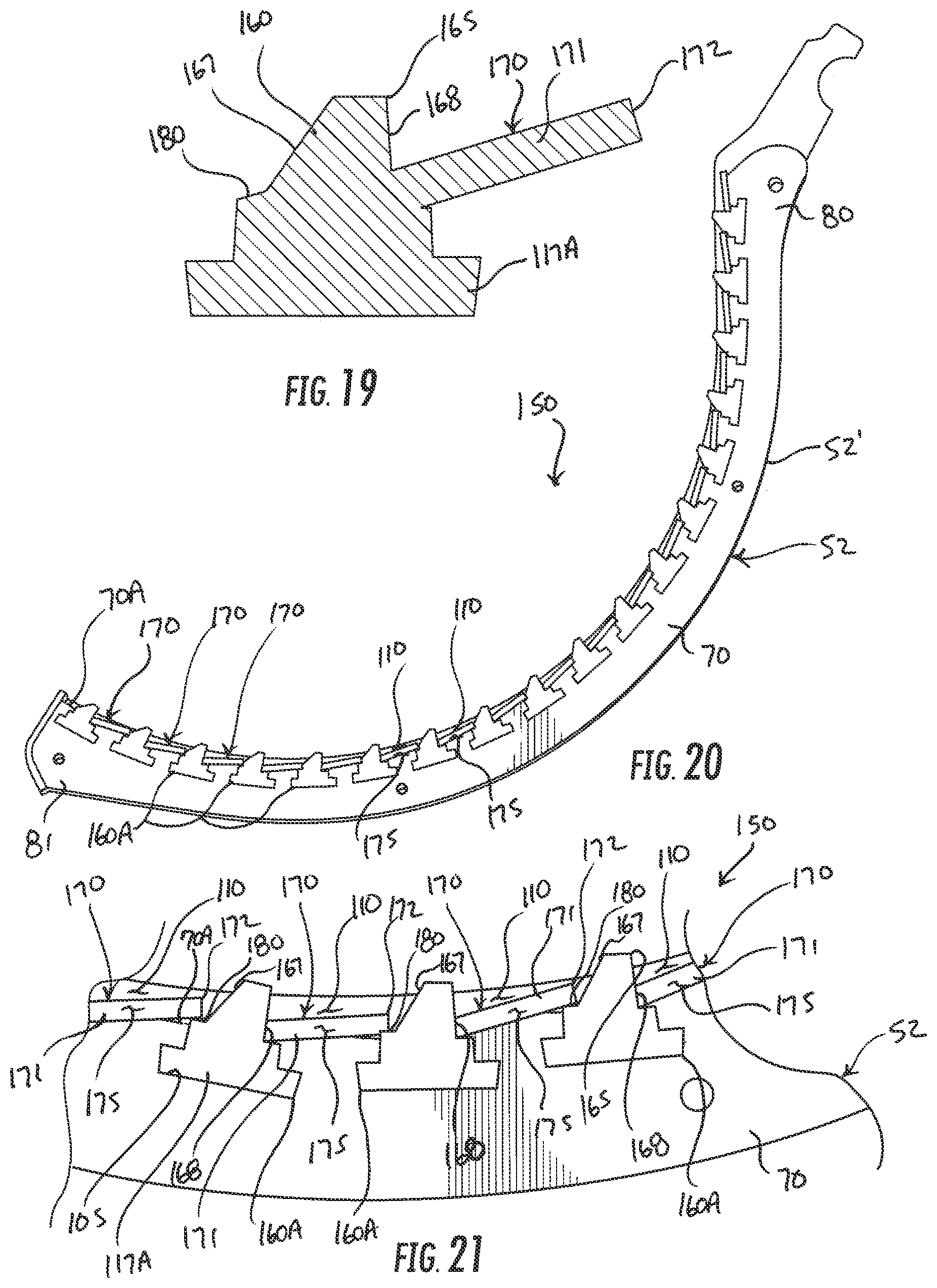 Patent US12302795 Figure 14 – Threshing beds and concave for an agricultural combine formed therewith