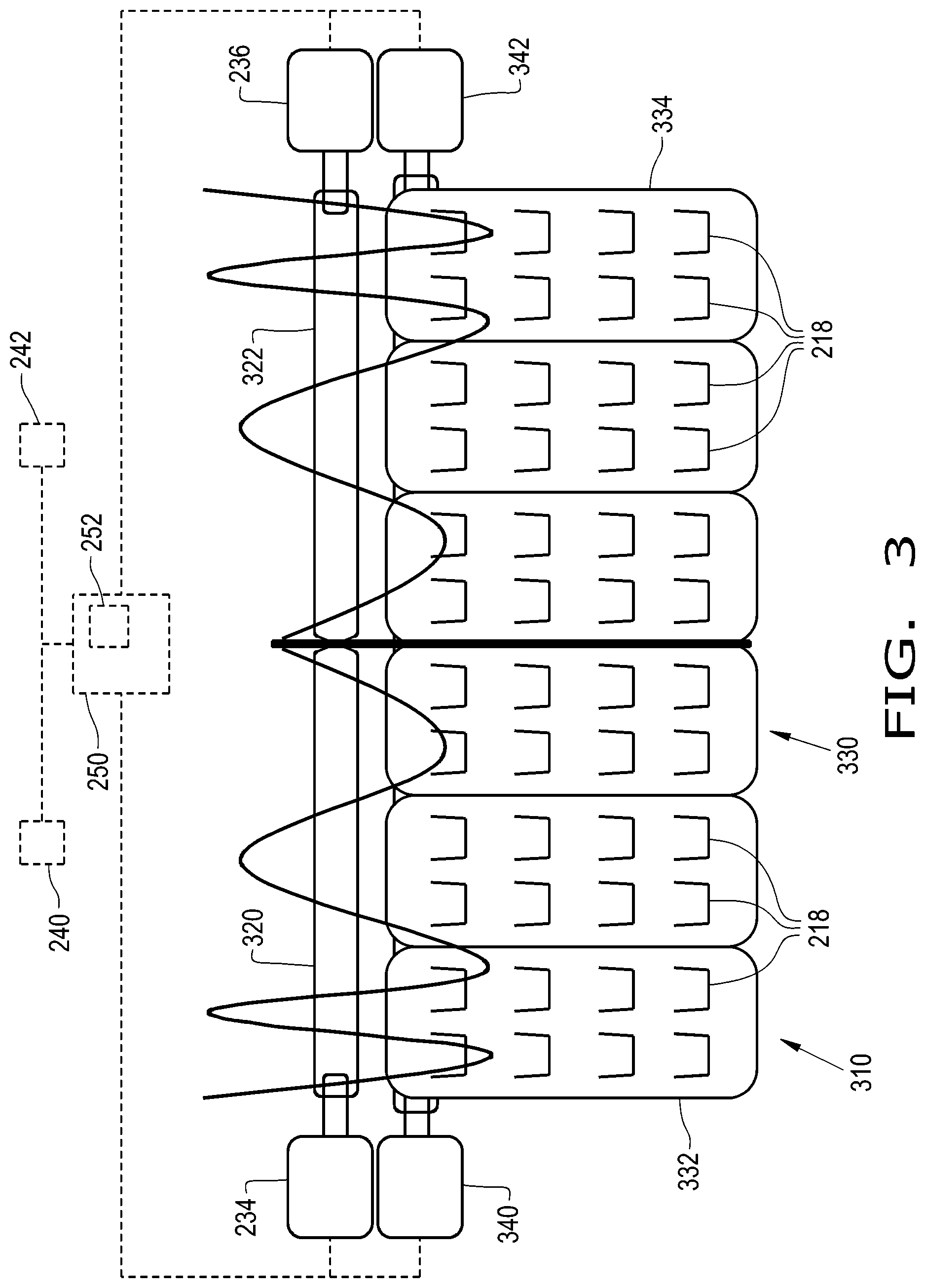 Patent US12302796 Figure 3 – Draper pickup with crop distribution for agricultural baler