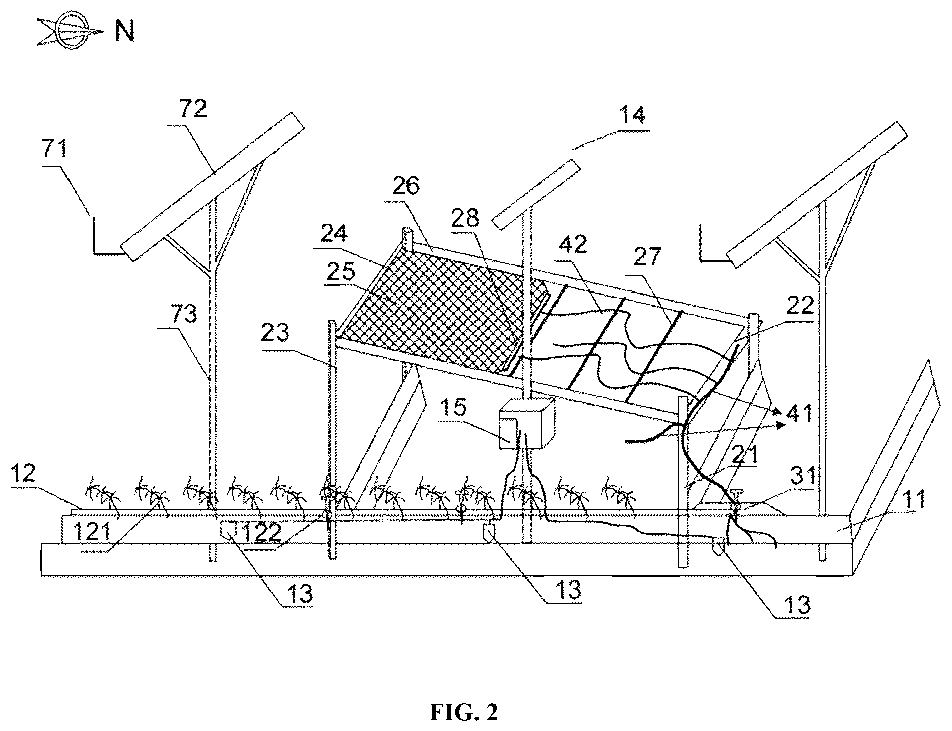 Patent US12302800 Figure 2 – Method for interplanting grape and Polygonatum kingianum in photovoltaic (PV) power plant