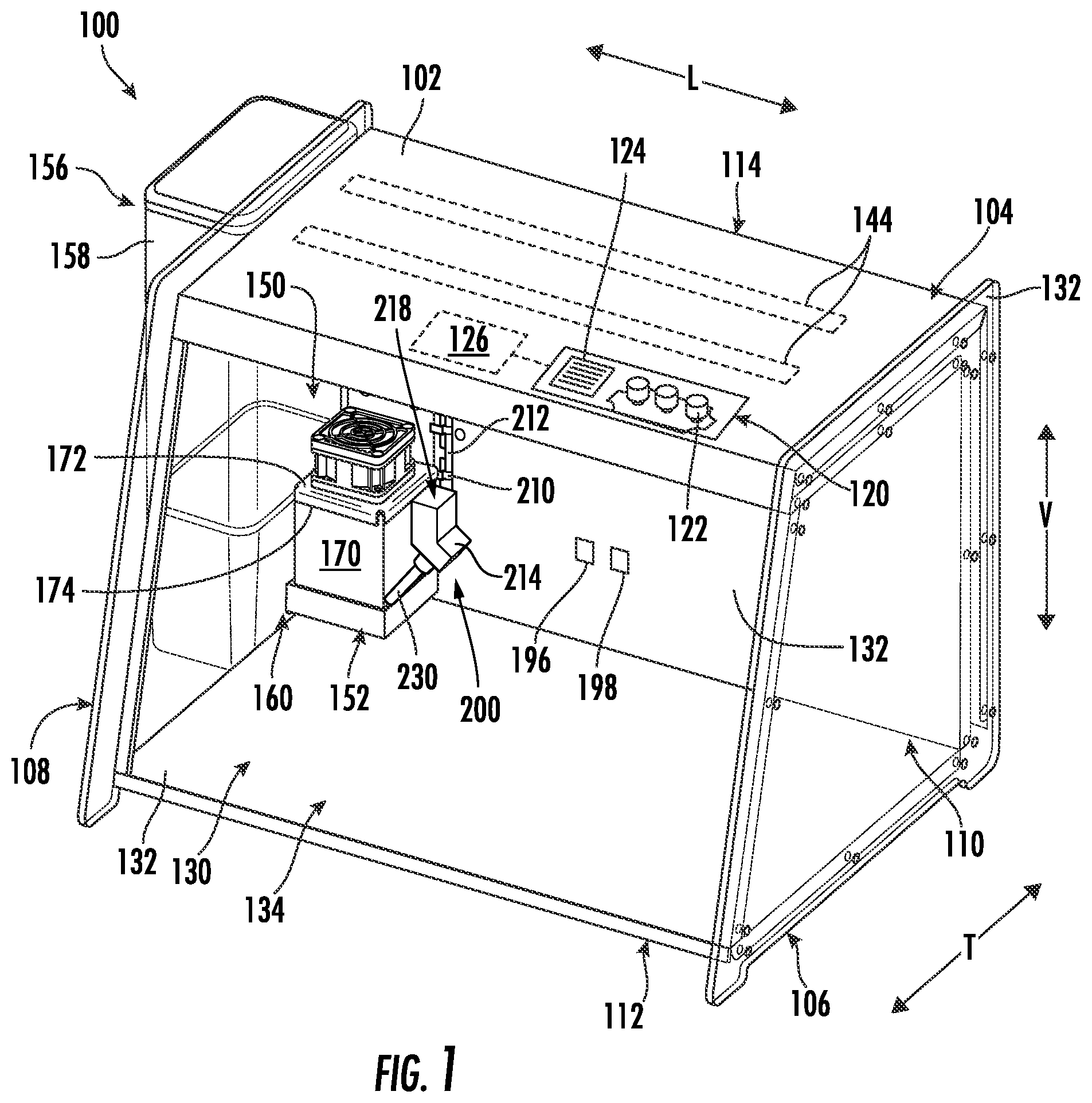 Patent US12302801 Figure 1 – Climate control system for a mushroom growing appliance