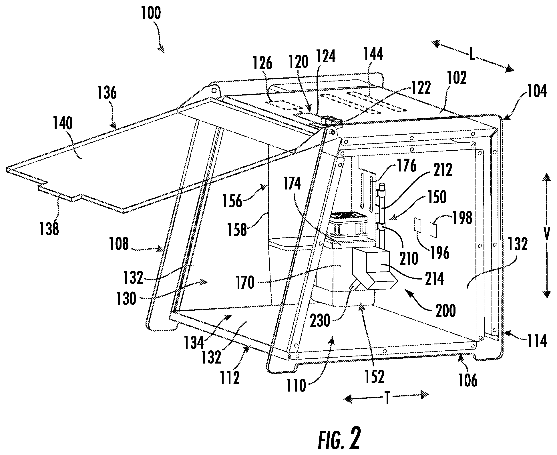 Patent US12302801 Figure 2 – Climate control system for a mushroom growing appliance