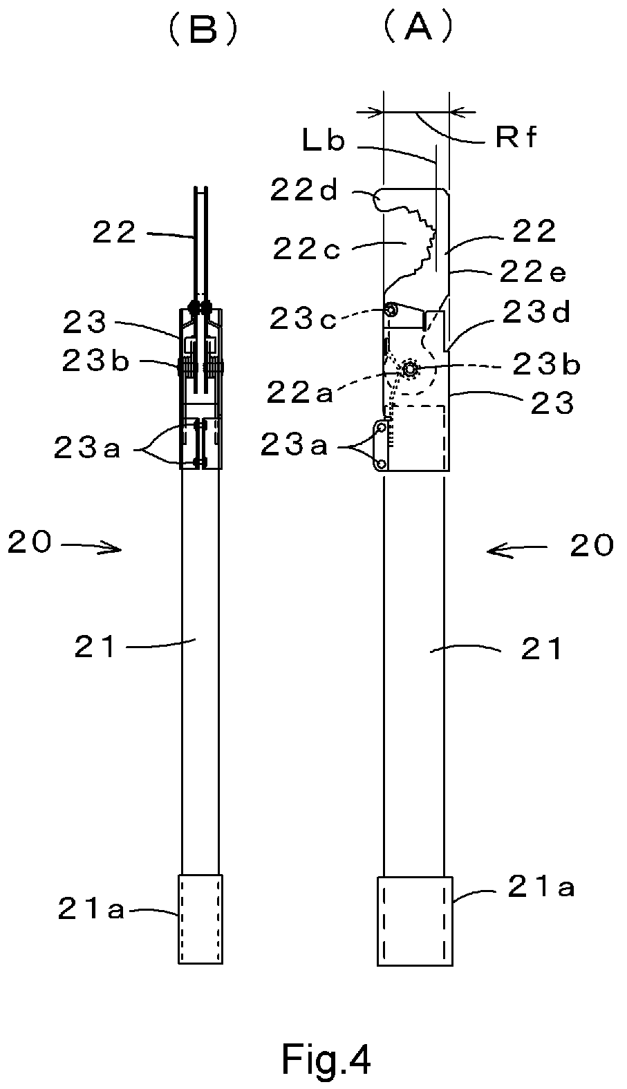 Patent US12302804 Figure 4 – Branch cutting saw