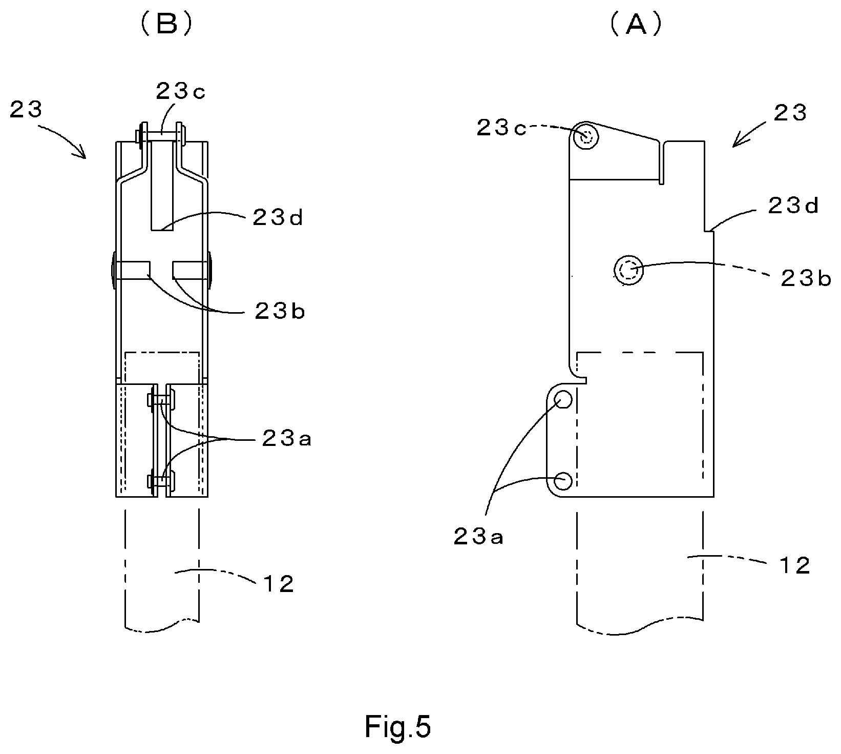 Patent US12302804 Figure 5 – Branch cutting saw