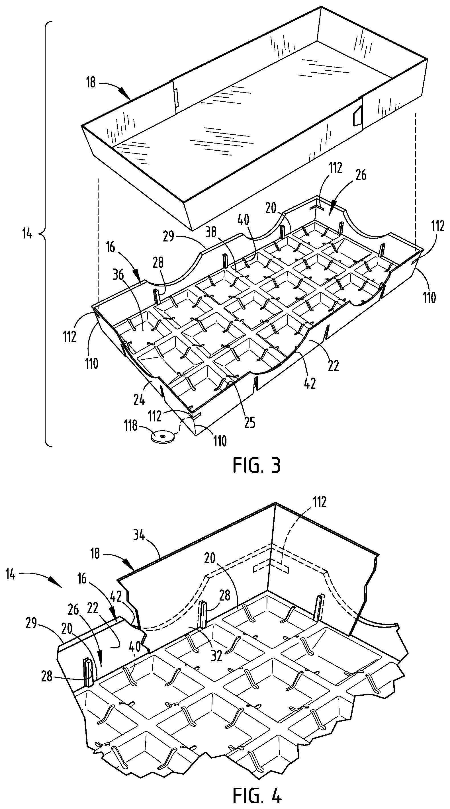 Patent US12302809 Figure 2 – Interlocking modular planting system for roof applications