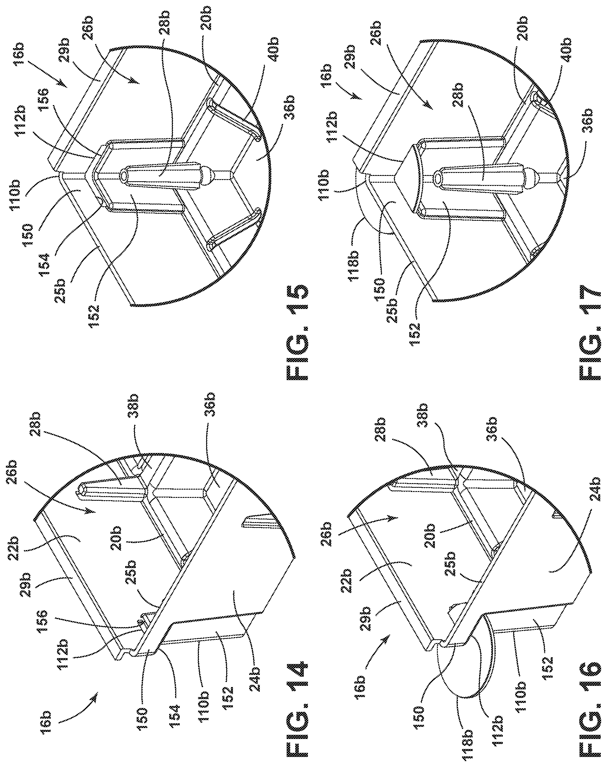 Patent US12302809 Figure 8 – Interlocking modular planting system for roof applications