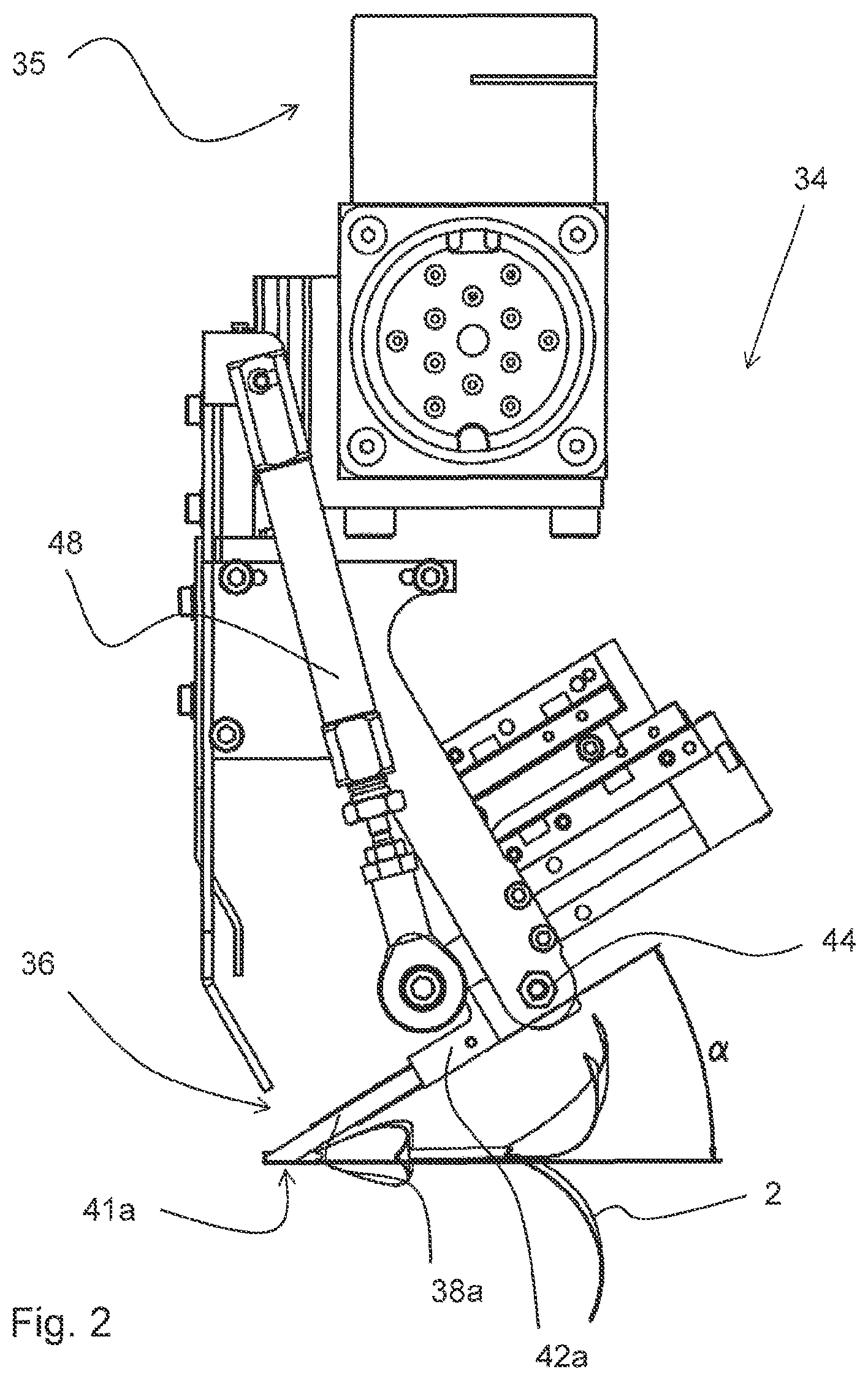Patent US12302810 Figure 2 – Apparatus and method for planting plant cuttings