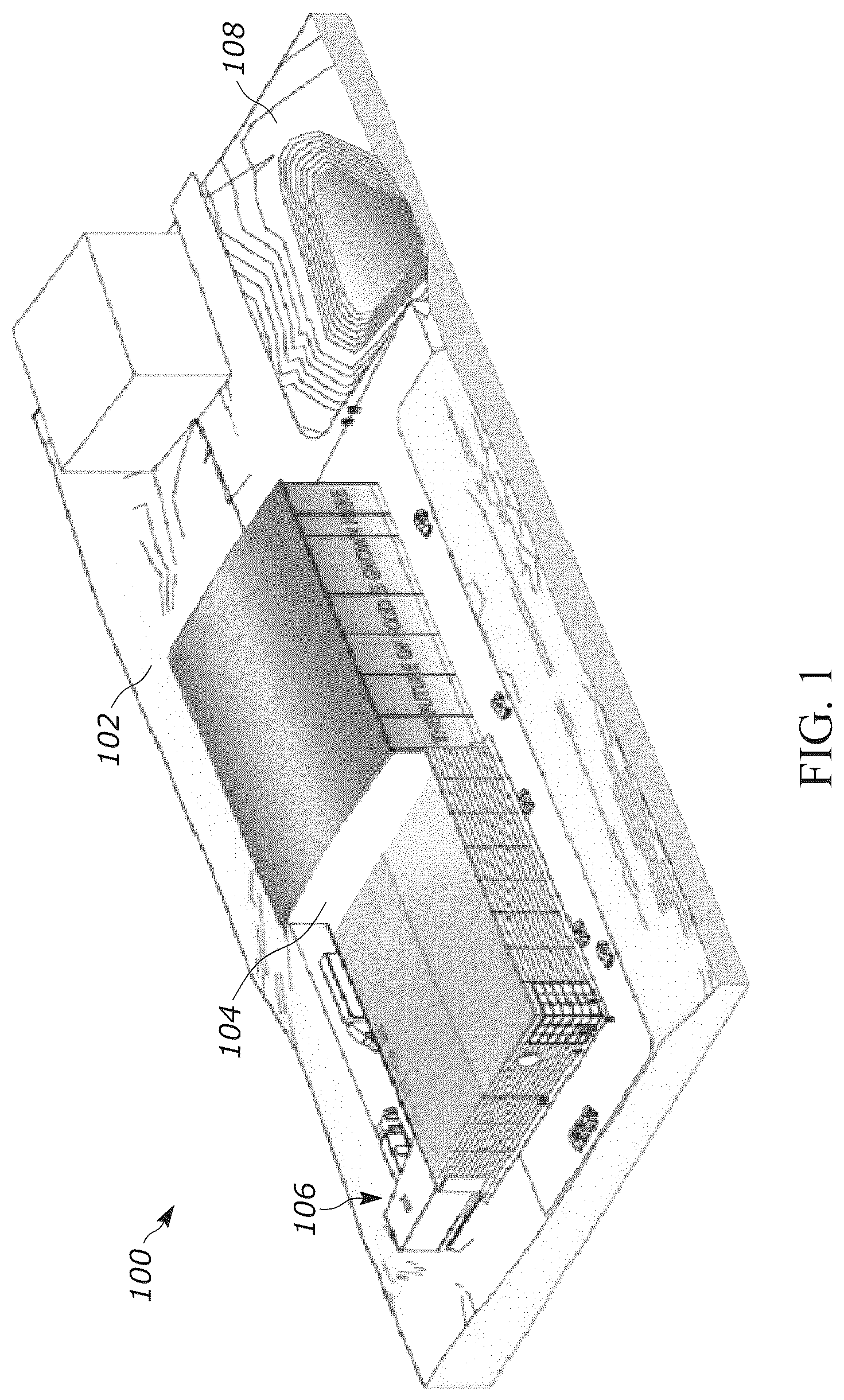 Patent US12302811 Figure 1 – Automated indoor growing apparatuses and related methods