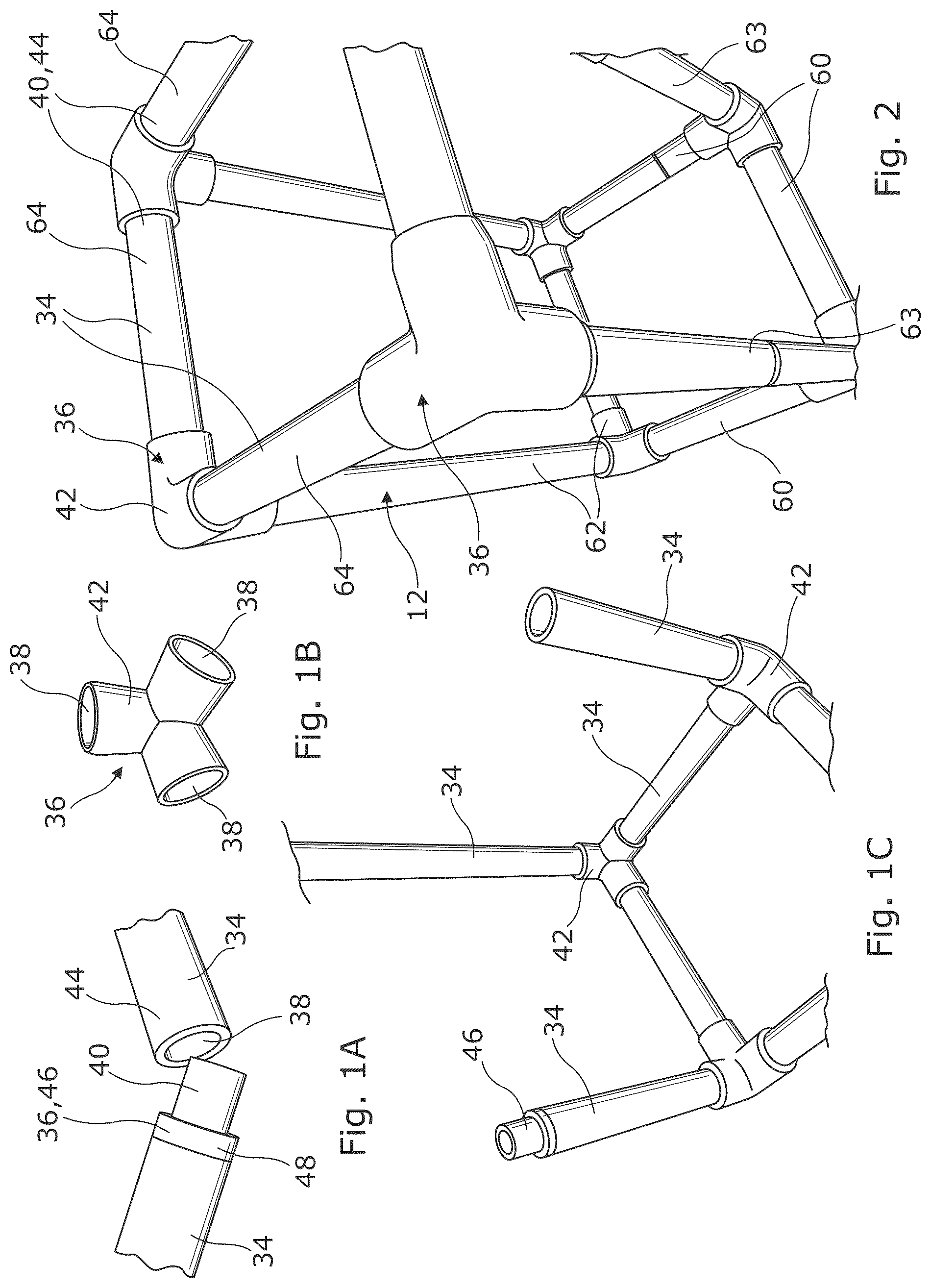 Patent US12302813 Figure 1 – Plant pollination control structures