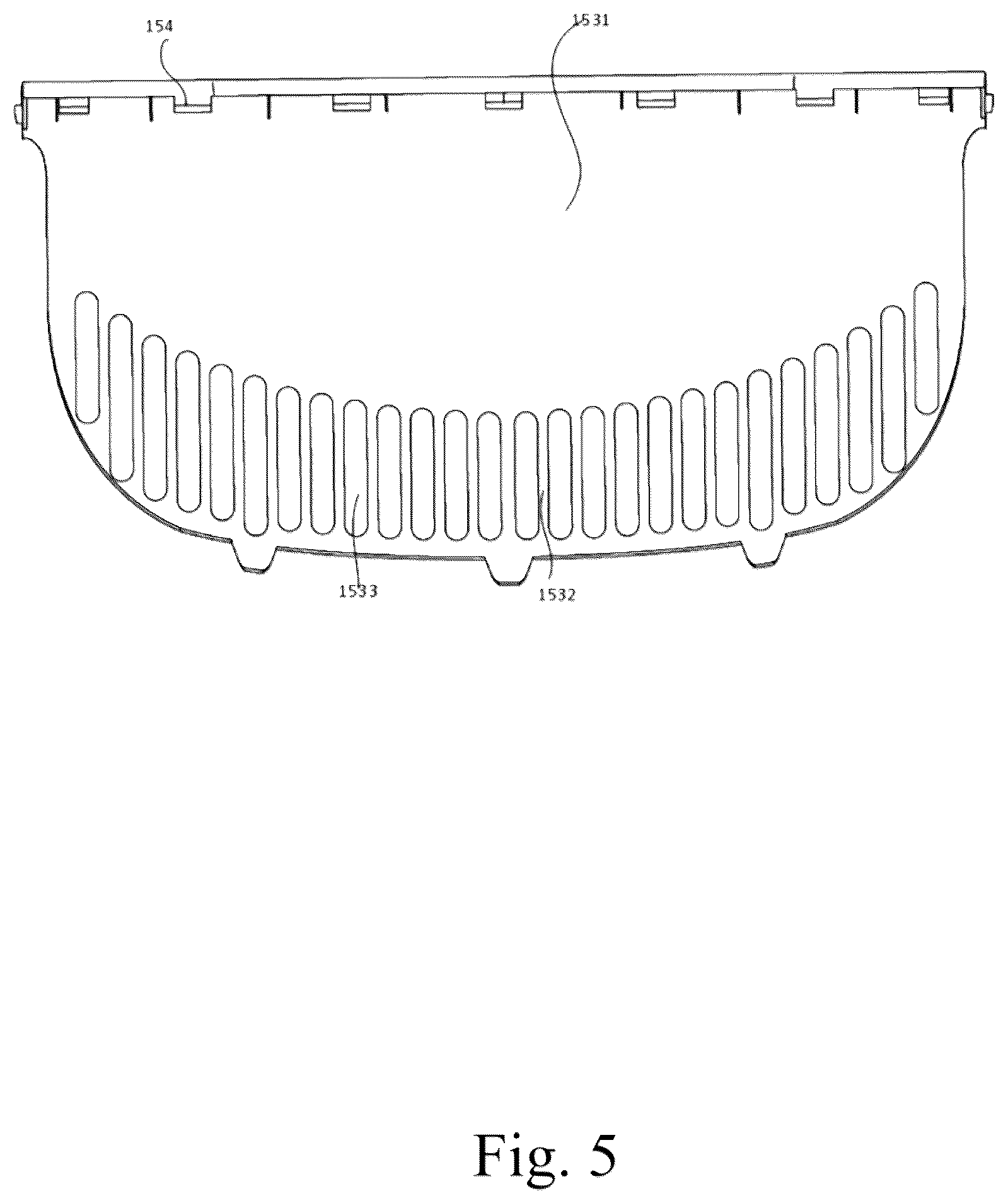 Patent US12302856 Figure 5 – Cat litter box convenient for taking out and locking cat litter bin