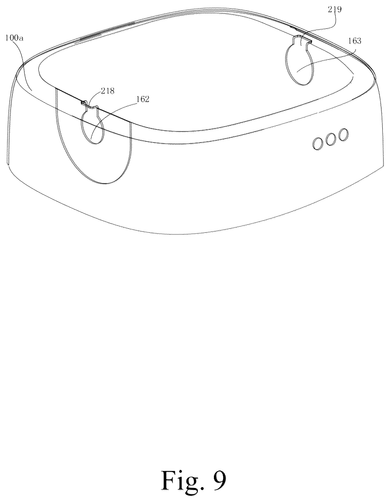Patent US12302856 Figure 9 – Cat litter box convenient for taking out and locking cat litter bin