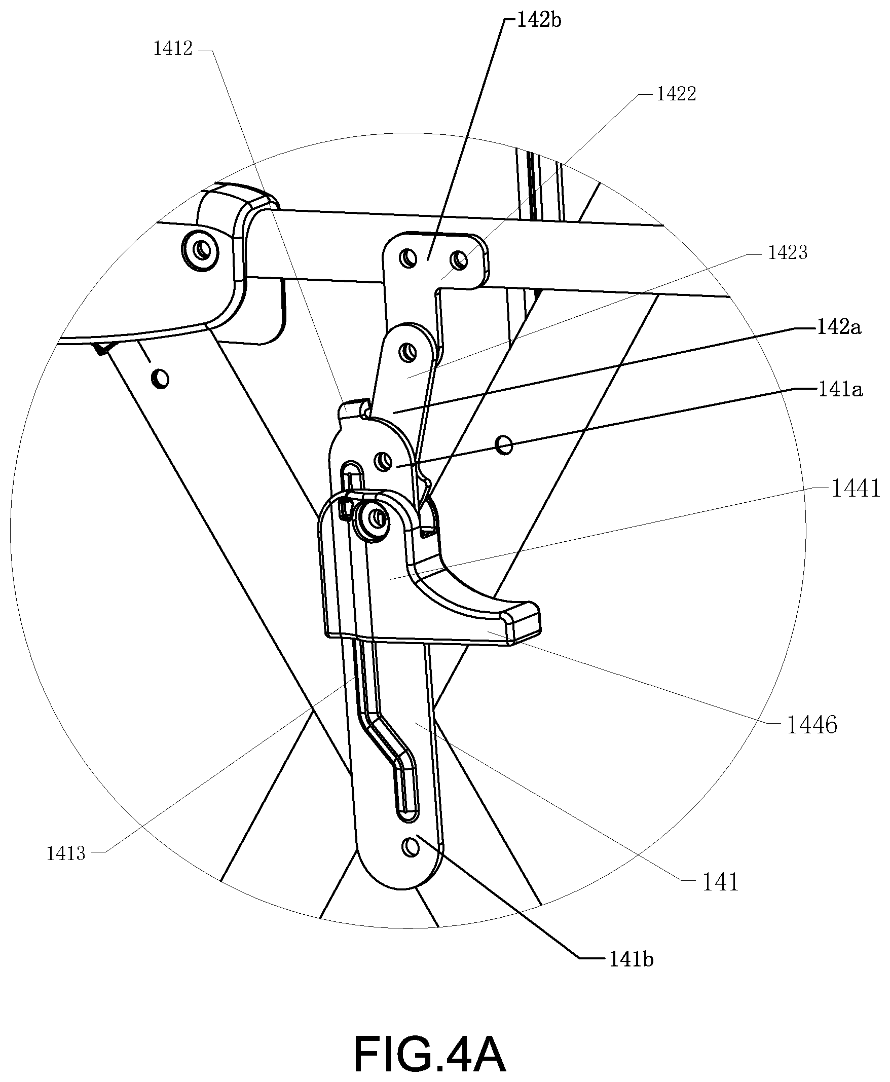 Patent US12302858 Figure 5 – Bath rack