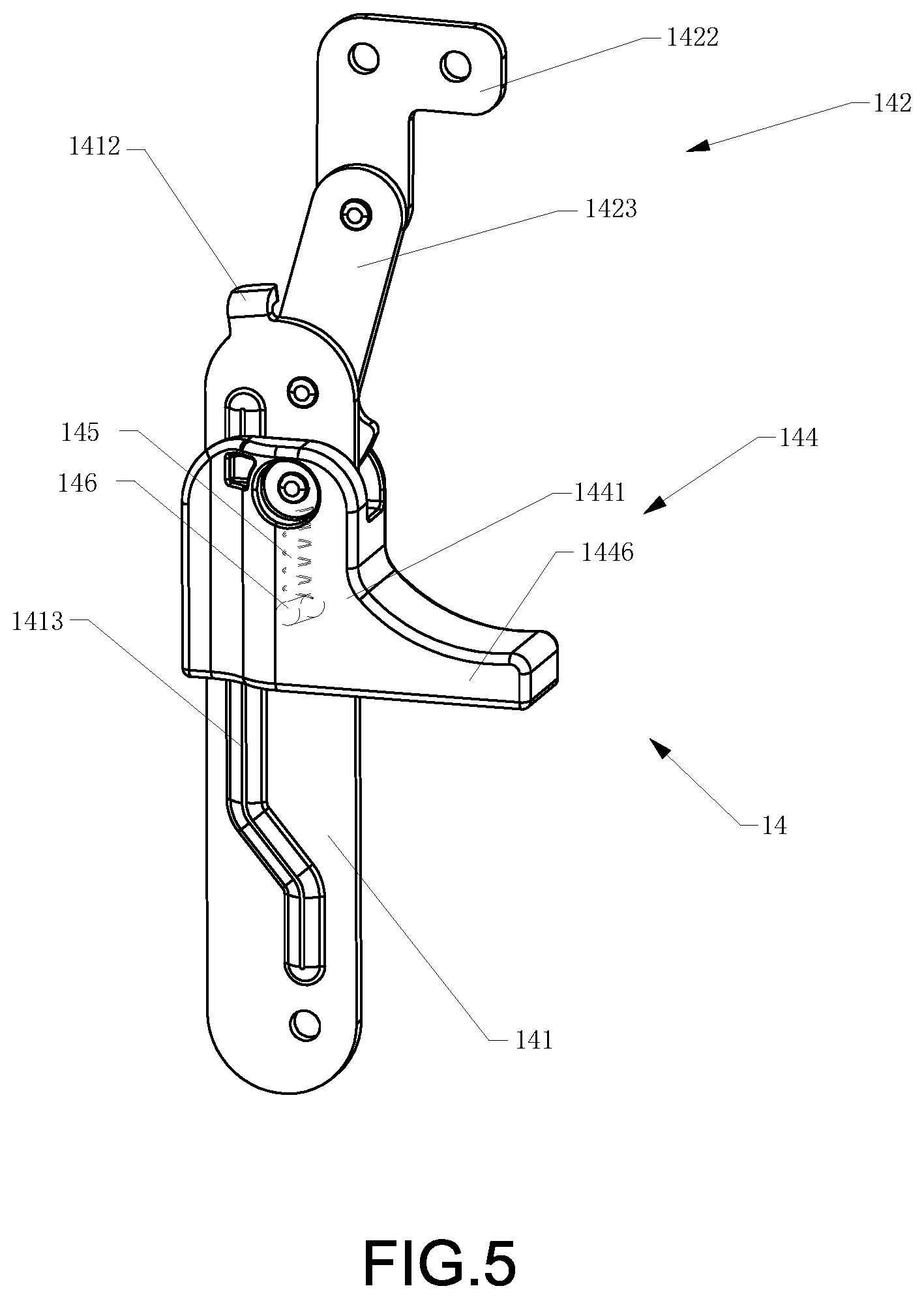 Patent US12302858 Figure 7 – Bath rack