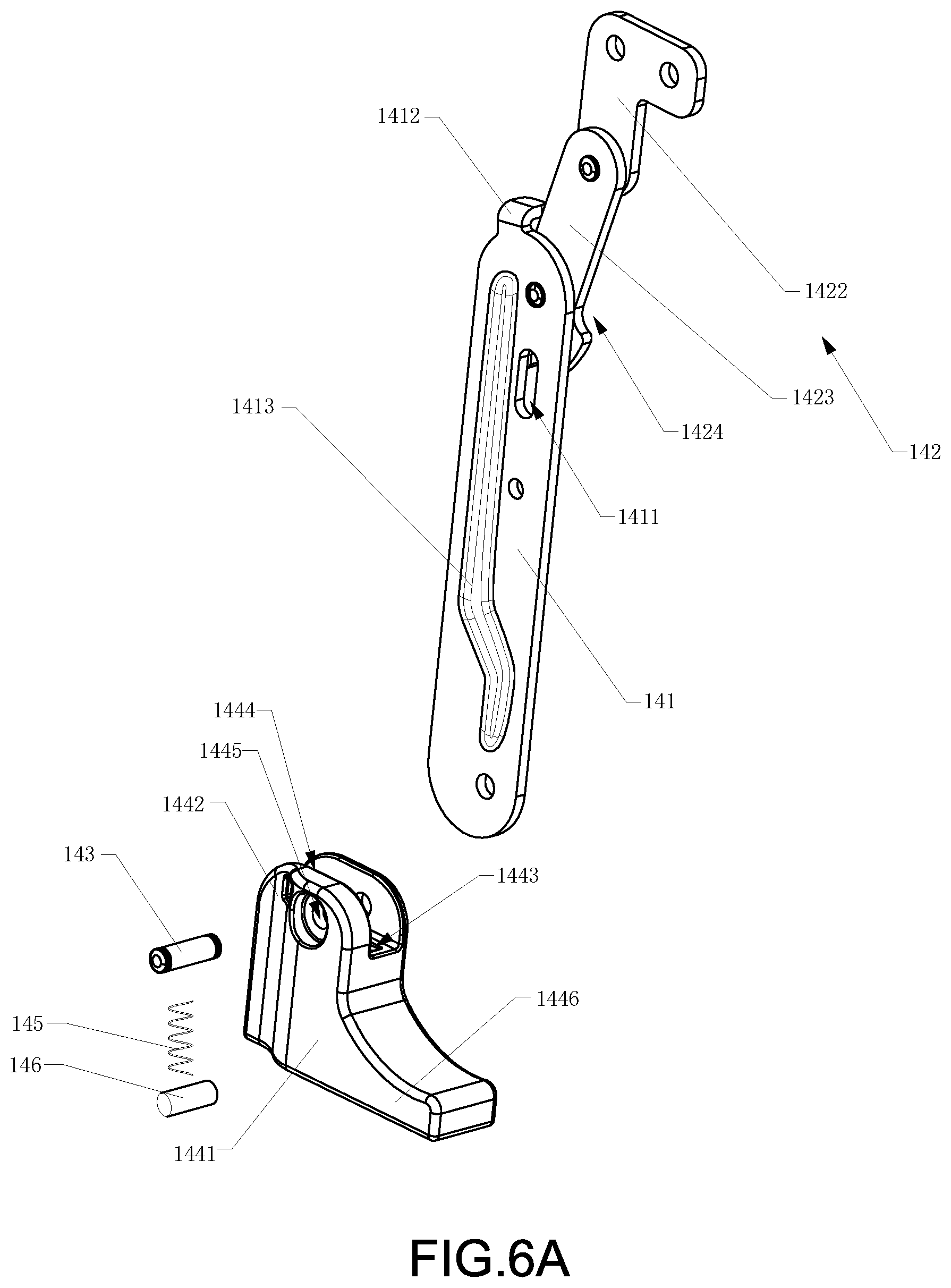 Patent US12302858 Figure 8 – Bath rack