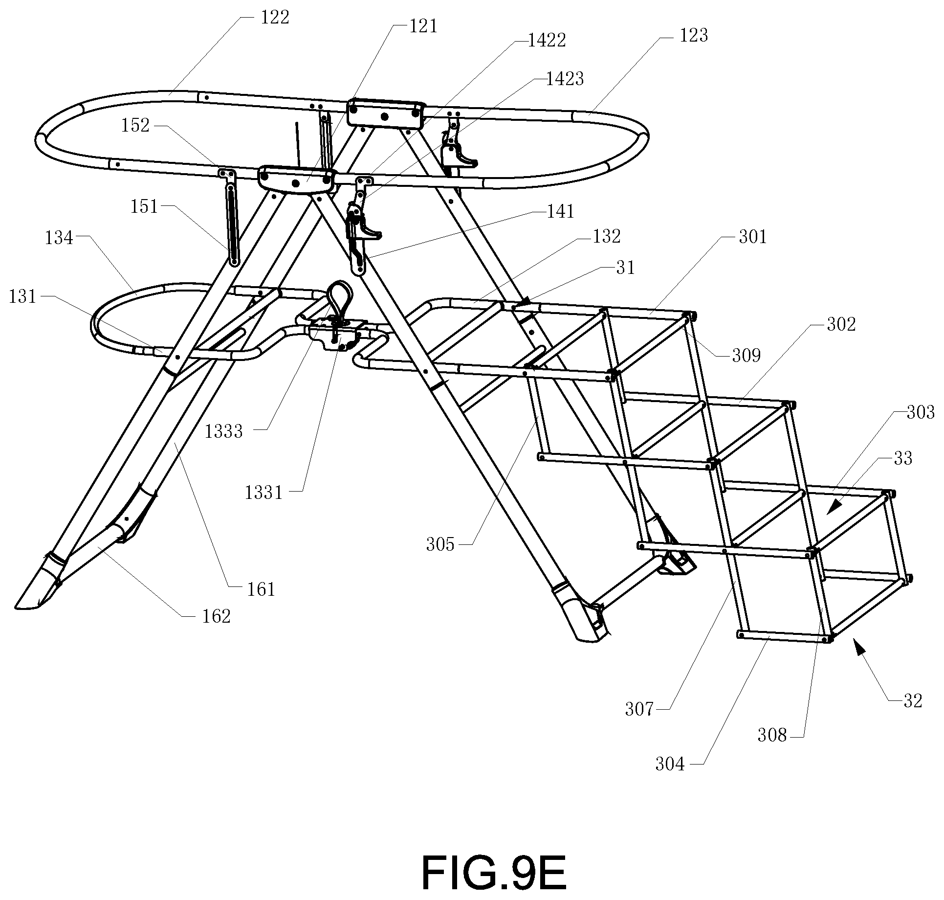 Patent US12302858 Figure 16 – Bath rack