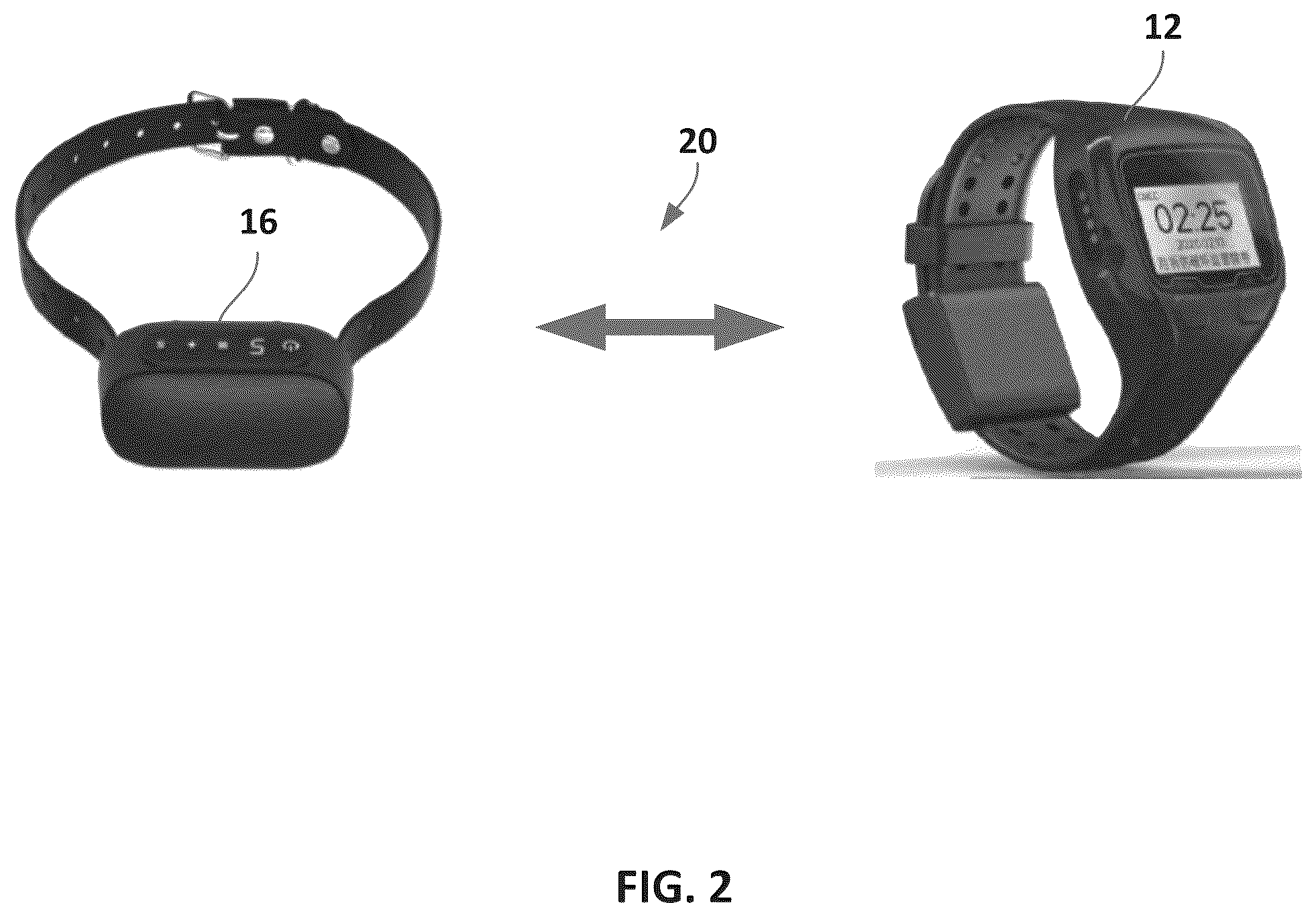 Patent US12302865 Figure 2 – System for alerting service animals to perform specified tasks