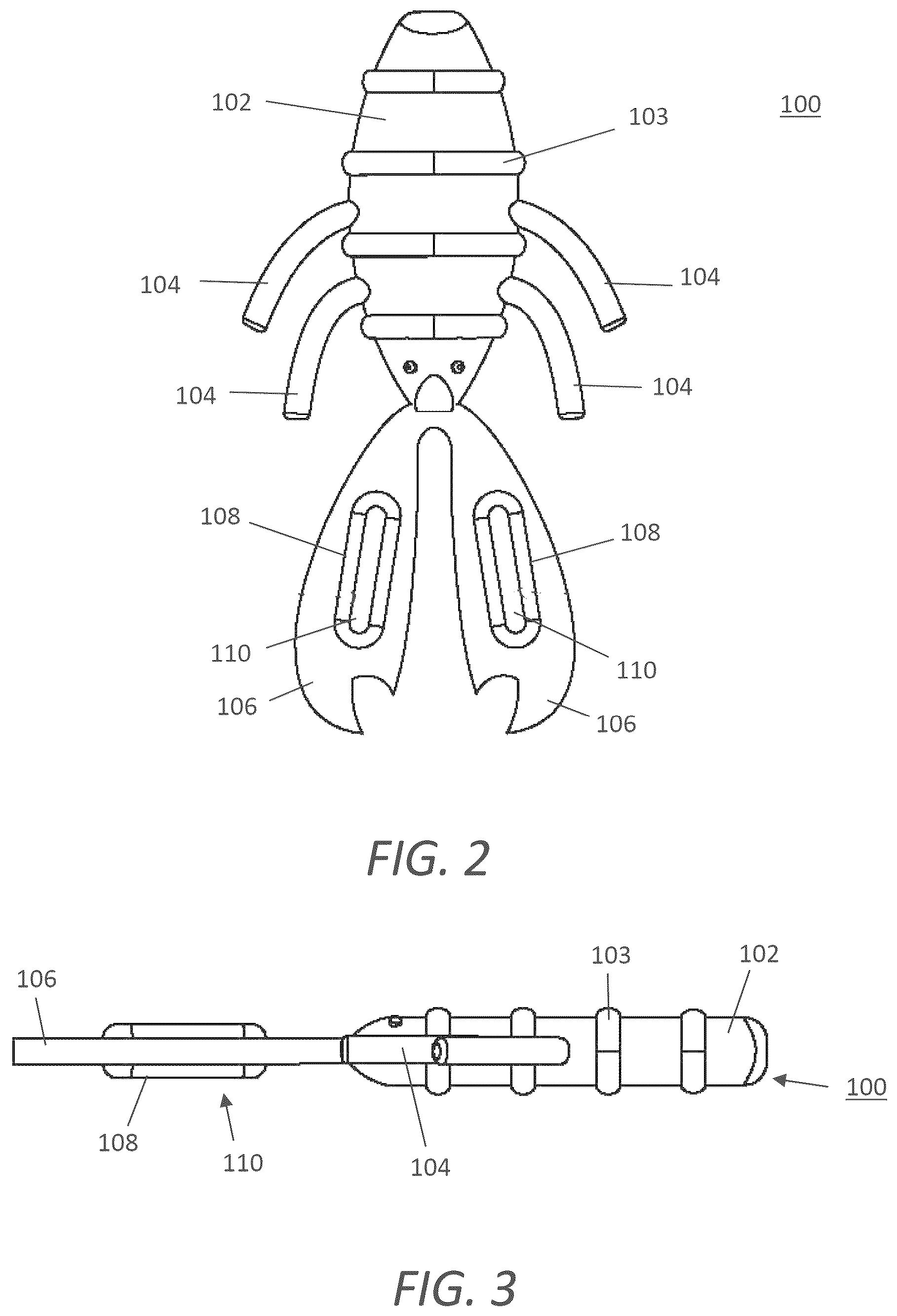 Patent US12302879 Figure 2 – Rattle claw fishing lure and methods of making and using same
