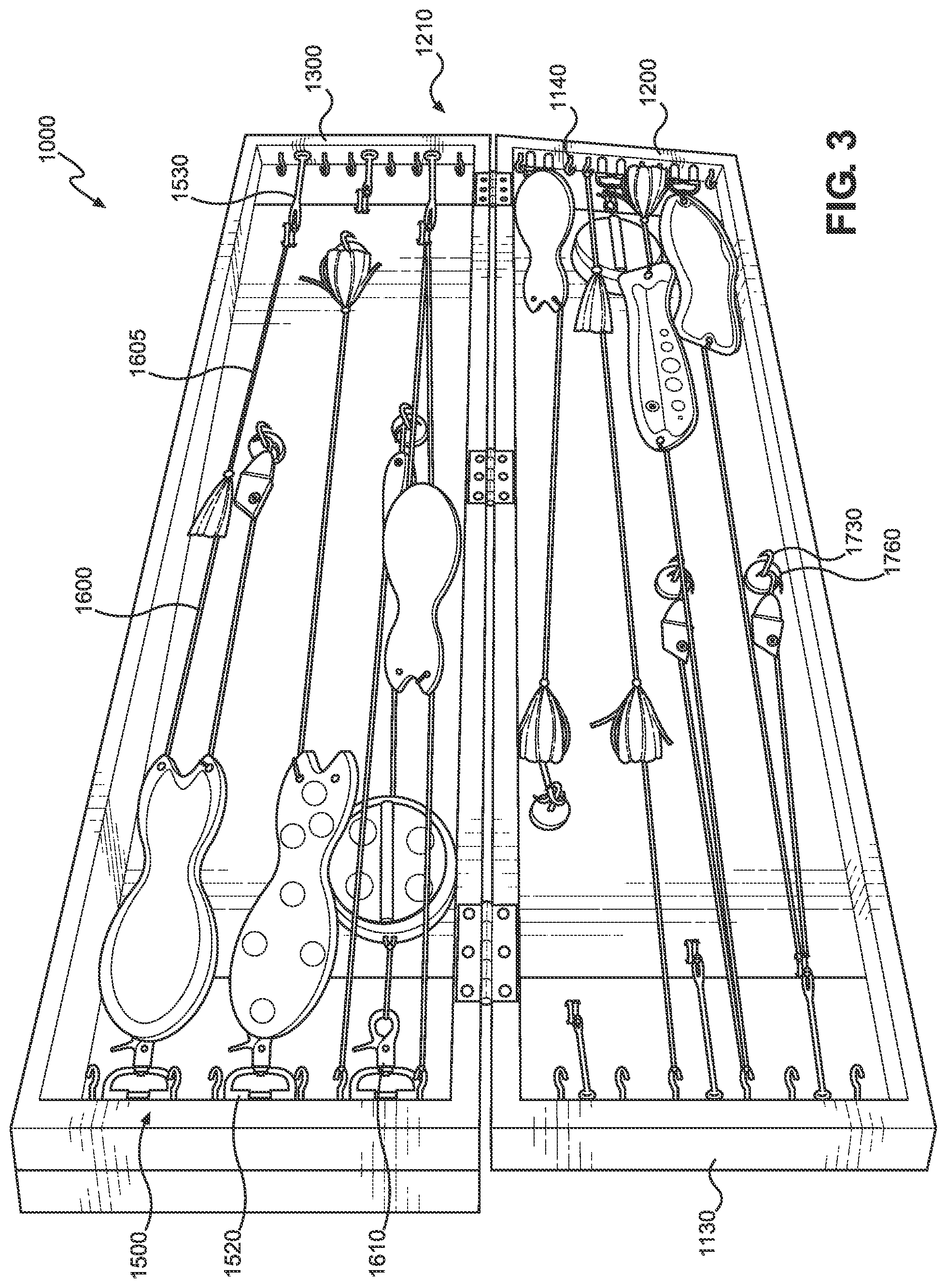 Patent US12302881 Figure 3 – Fishing rig storage device