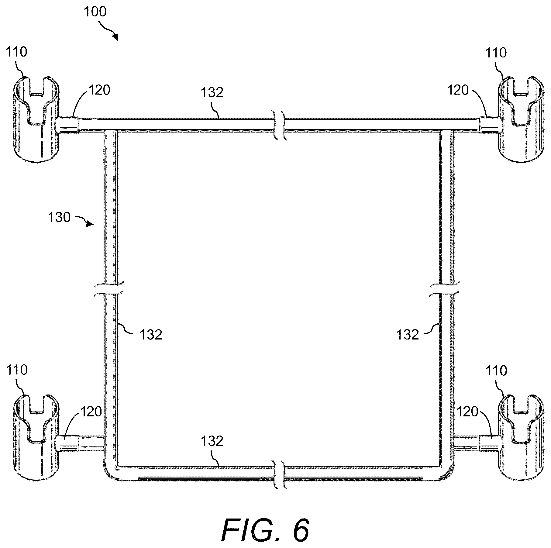 Patent US12302882 Figure 6 – Fishing rod holder system