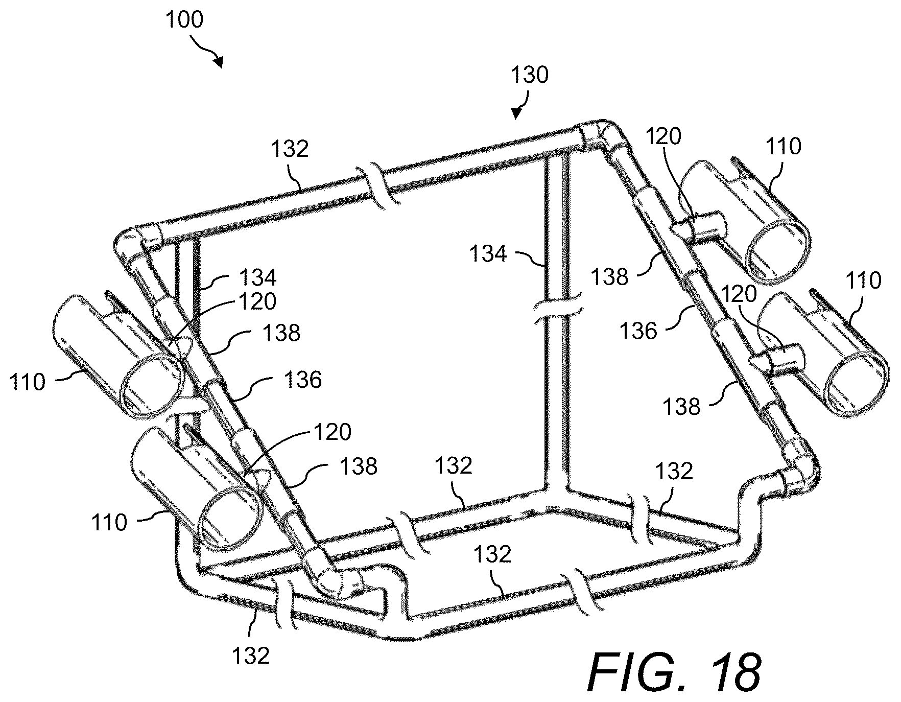 Patent US12302882 Figure 19 – Fishing rod holder system