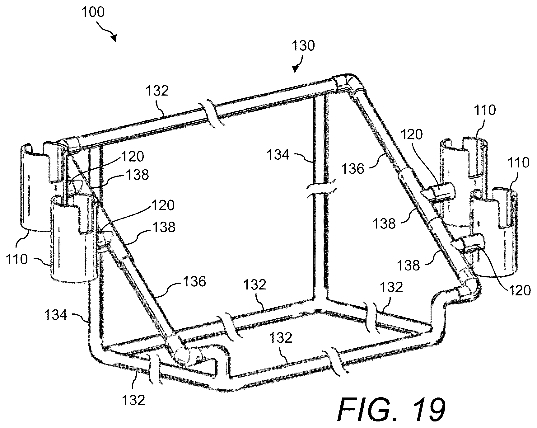 Patent US12302882 Figure 20 – Fishing rod holder system