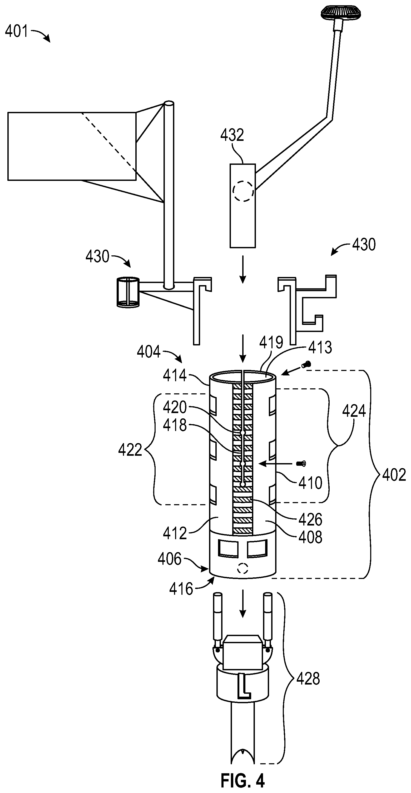 Patent US12302883 Figure 3 – Fishing rod platforms and methods for the use thereof