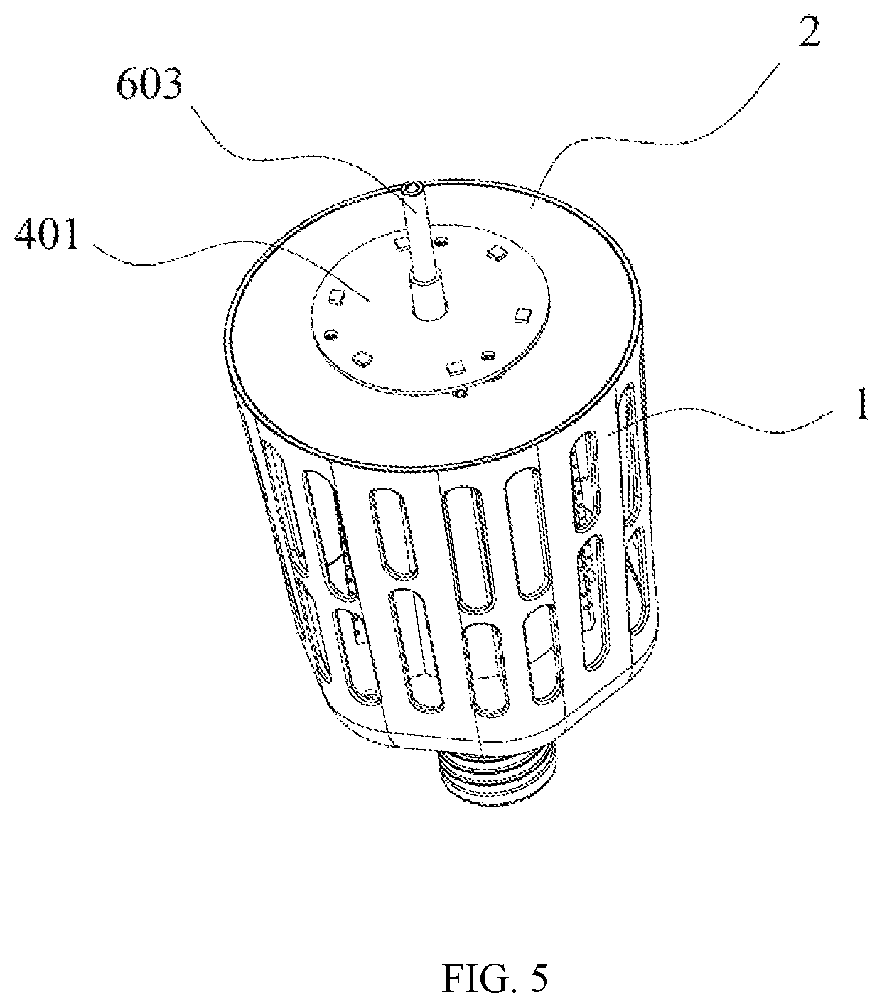Patent US12302884 Figure 4 – Mosquito killing lamp