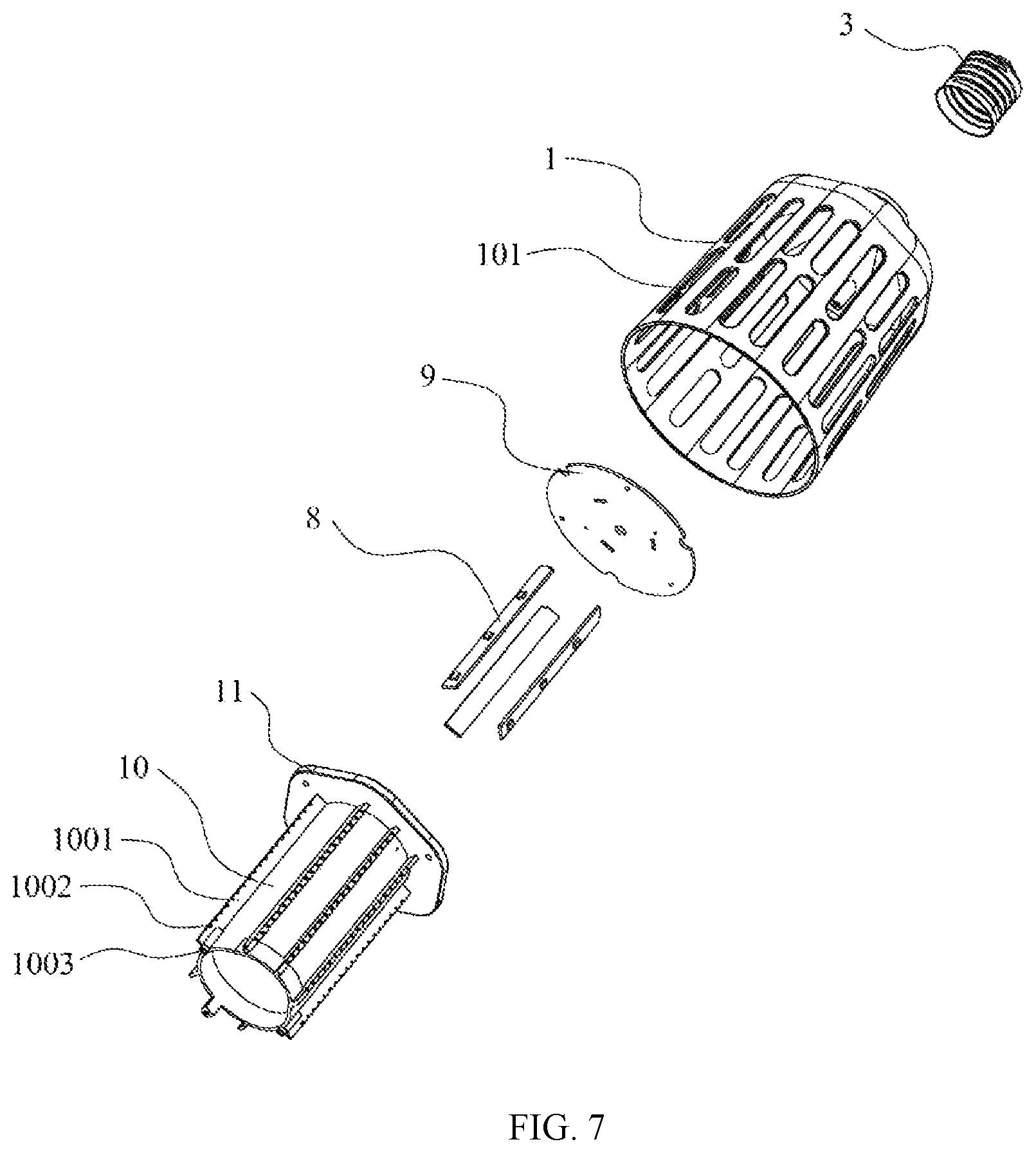 Patent US12302884 Figure 6 – Mosquito killing lamp