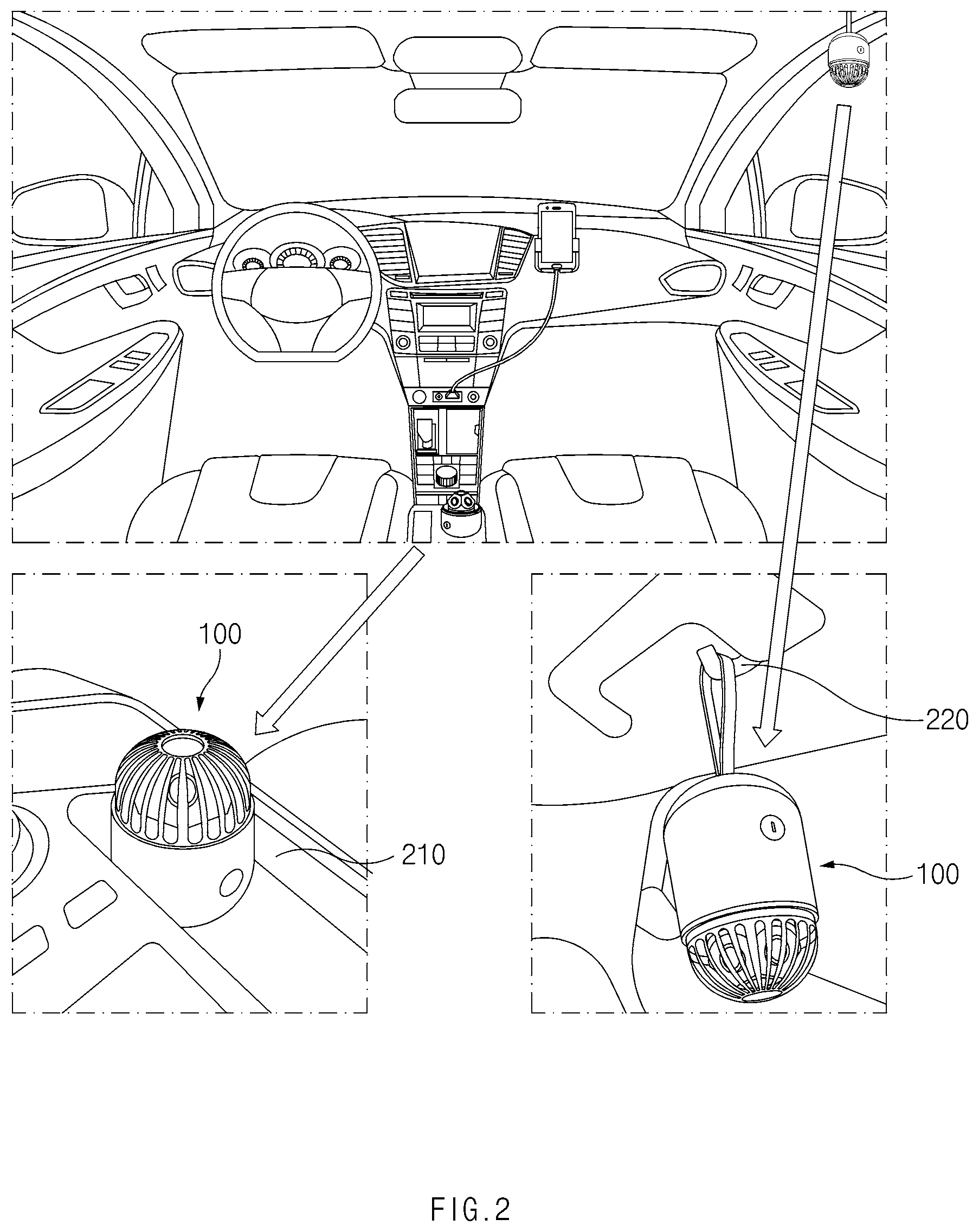 Patent US12302889 Figure 2 – Mosquito repellent apparatus and method for operating the same