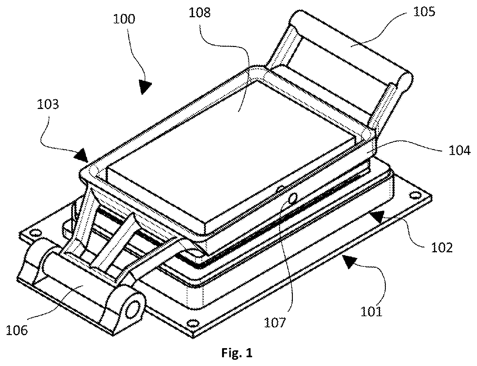 Patent US12302895 Figure 1 – Device and method for freezing a biological solution